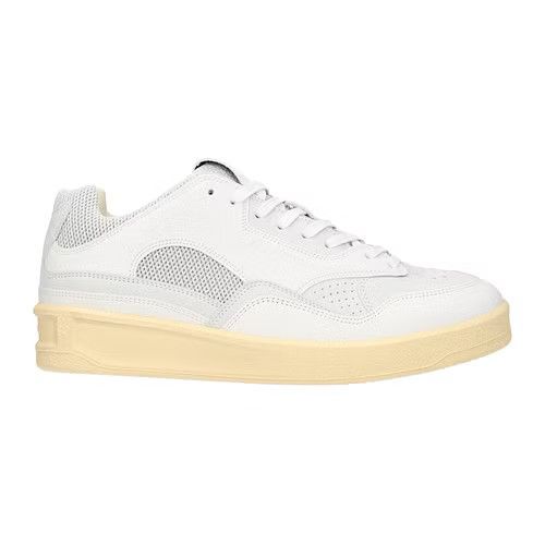 image of Jil Sander Ob1O1E0324 Low Top Sneakers In White / Light Grey in White/Light Grey, Men's (Size 8)