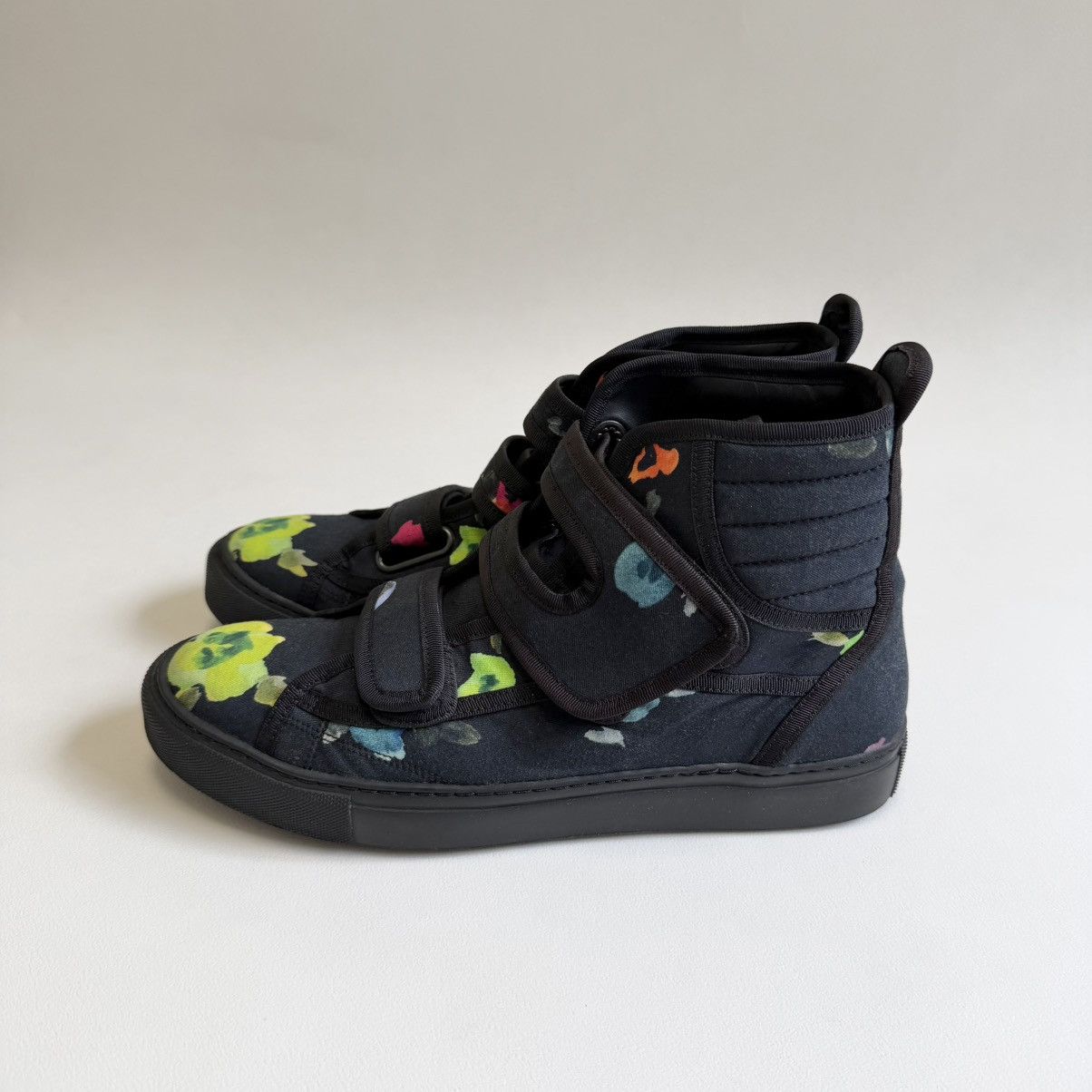 Raf Simons S/S 13 Floral Print Canvas Velcro Sneakers Size US 9 / EU 42 - 2 Thumbnail