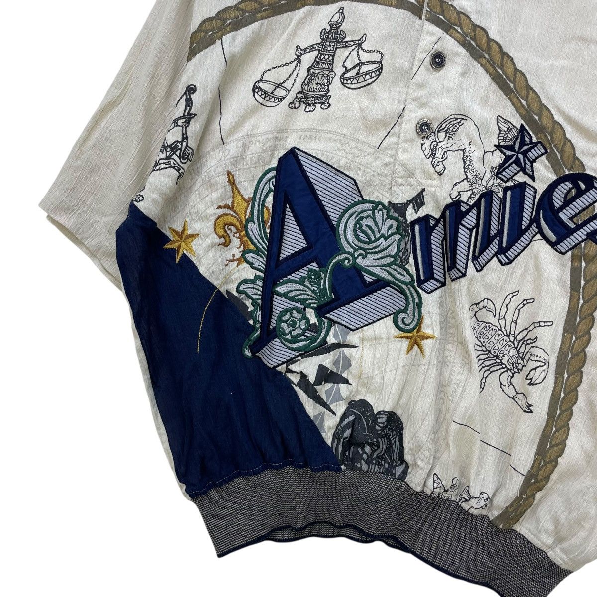 Hardy Amies 💥Vintage Hardy Armie Full Print Short Sleeve Jacket Size US M / EU 48-50 / 2 - 6 Thumbnail