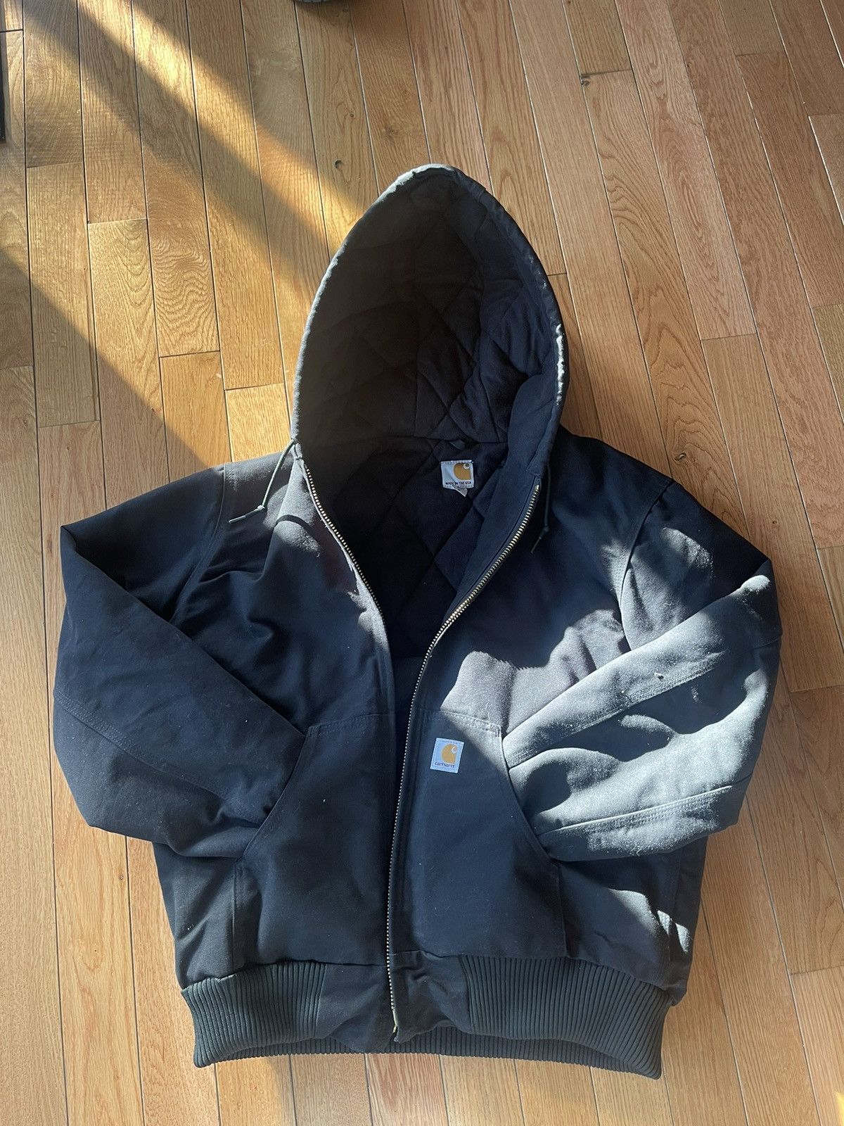 image of Carhartt Jacket in Black, Men's (Size Medium)