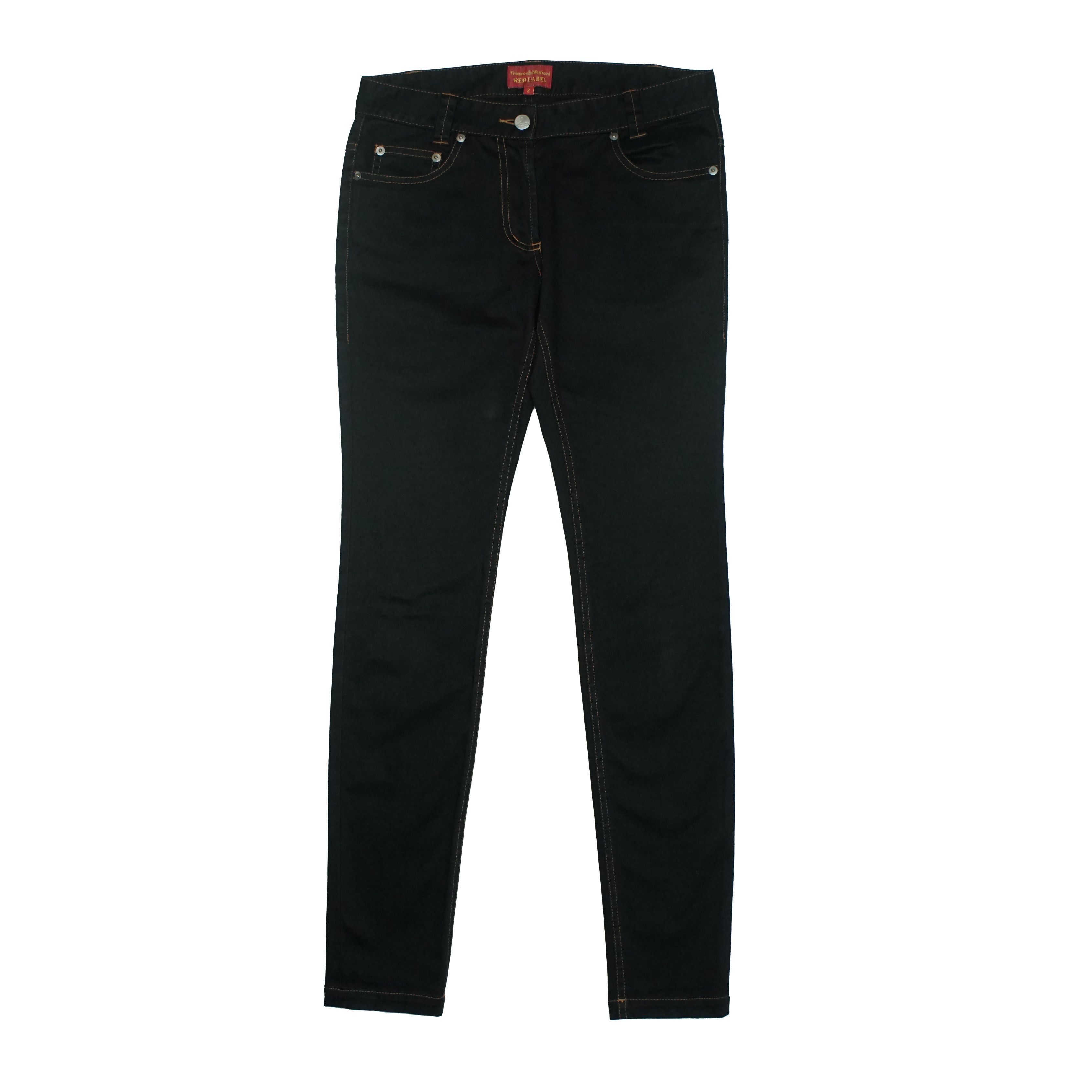 Vivienne Westwood *NoTariff Vivienne Westwood Red Label Embroidered Pants Size 29" - 4 Thumbnail