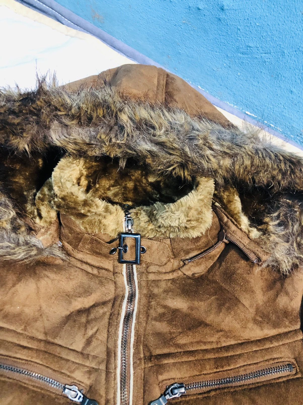 Japanese Brand Furry Leather Jacket (9) Size US M / EU 48-50 / 2 - 8 Thumbnail