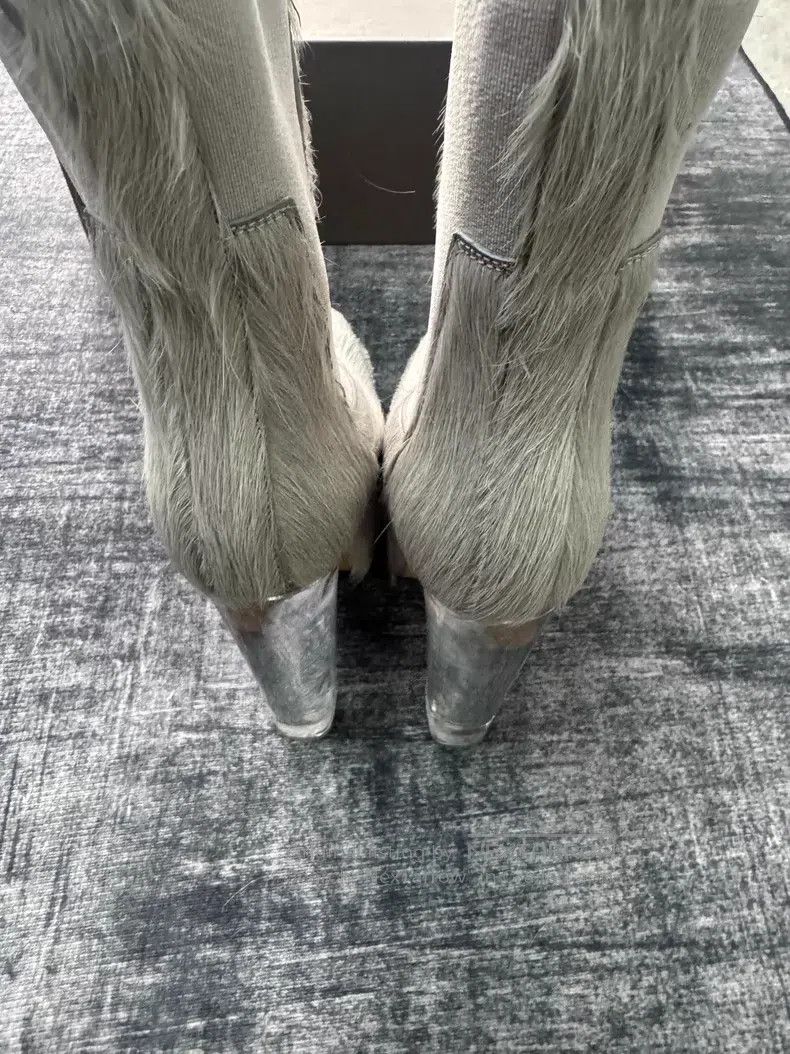 Rick Owens Rick Owens High Heel Boots Size US 7.5 / IT 37.5 - 7 Thumbnail