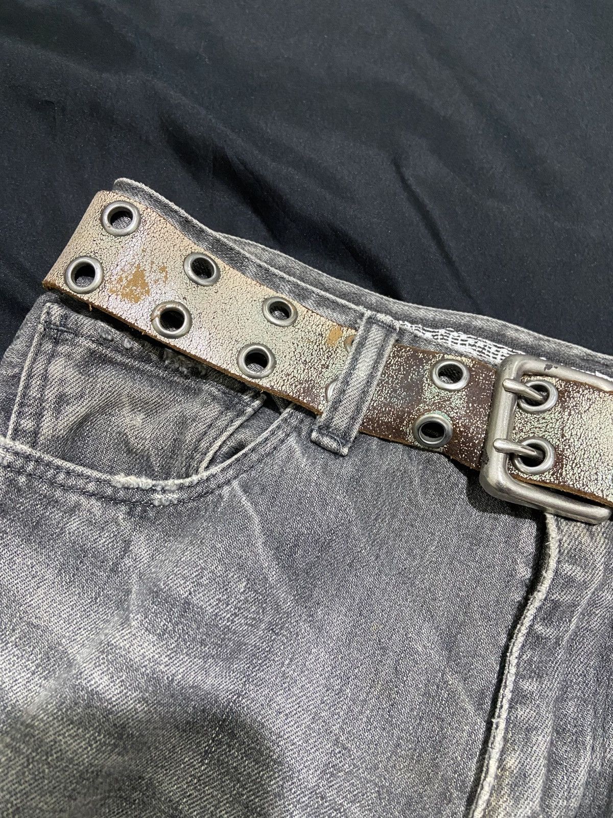 Japanese Brand JAPANESE PUNK DISTRESSED UKNOWN BRAND L.G.B STYLE BELT Size ONE SIZE - 3 Thumbnail