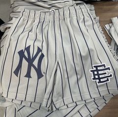 x Eric Emanuel Yankees Shorts Navy – Bodega