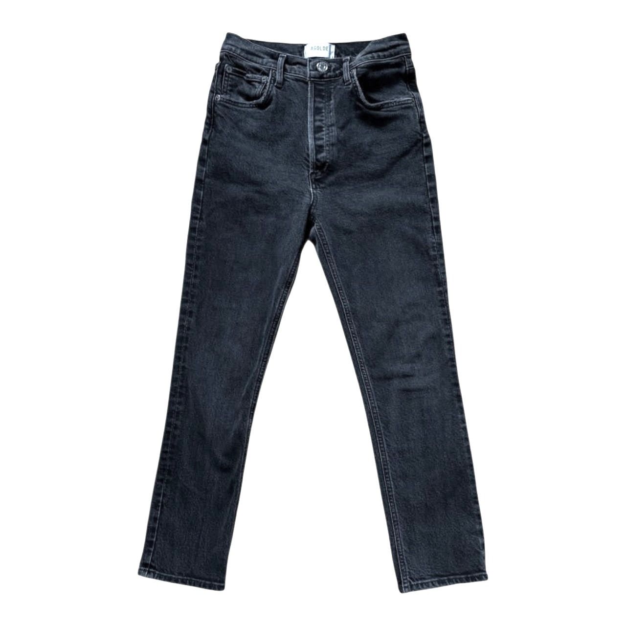 Agolde Agolde Riley Ash Gray Jeans | Size 25 Size 26" / US 2 / IT 38 - 1 Thumbnail