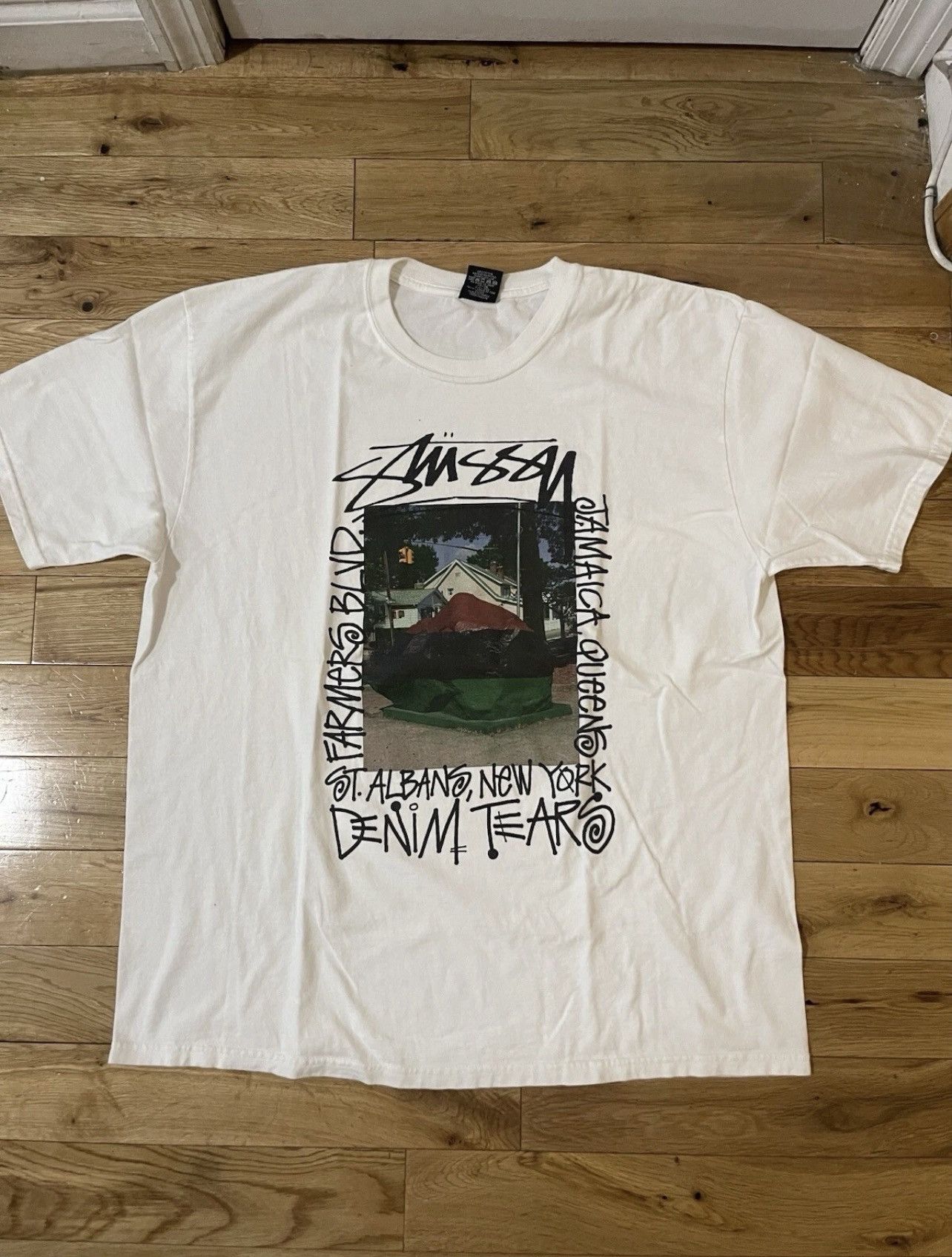 DENIM TEARS × Stussy Stussy X Denim Tears Farmers Blvd T-Shirt 