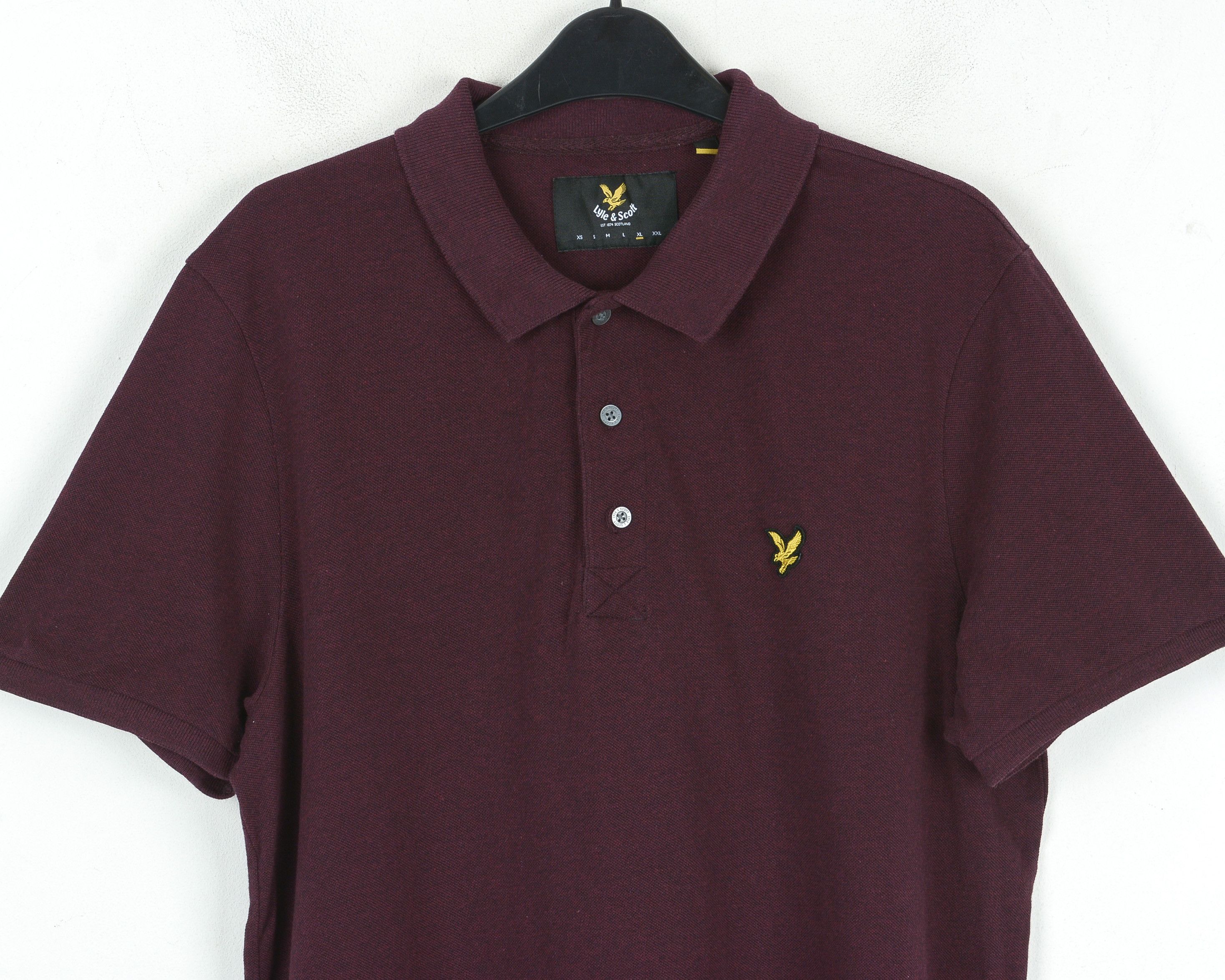 Lyle & Scott Polo Shirt Short Sleeved Regular Casual Top Cotton Size US XL / EU 56 / 4 - 2 Thumbnail