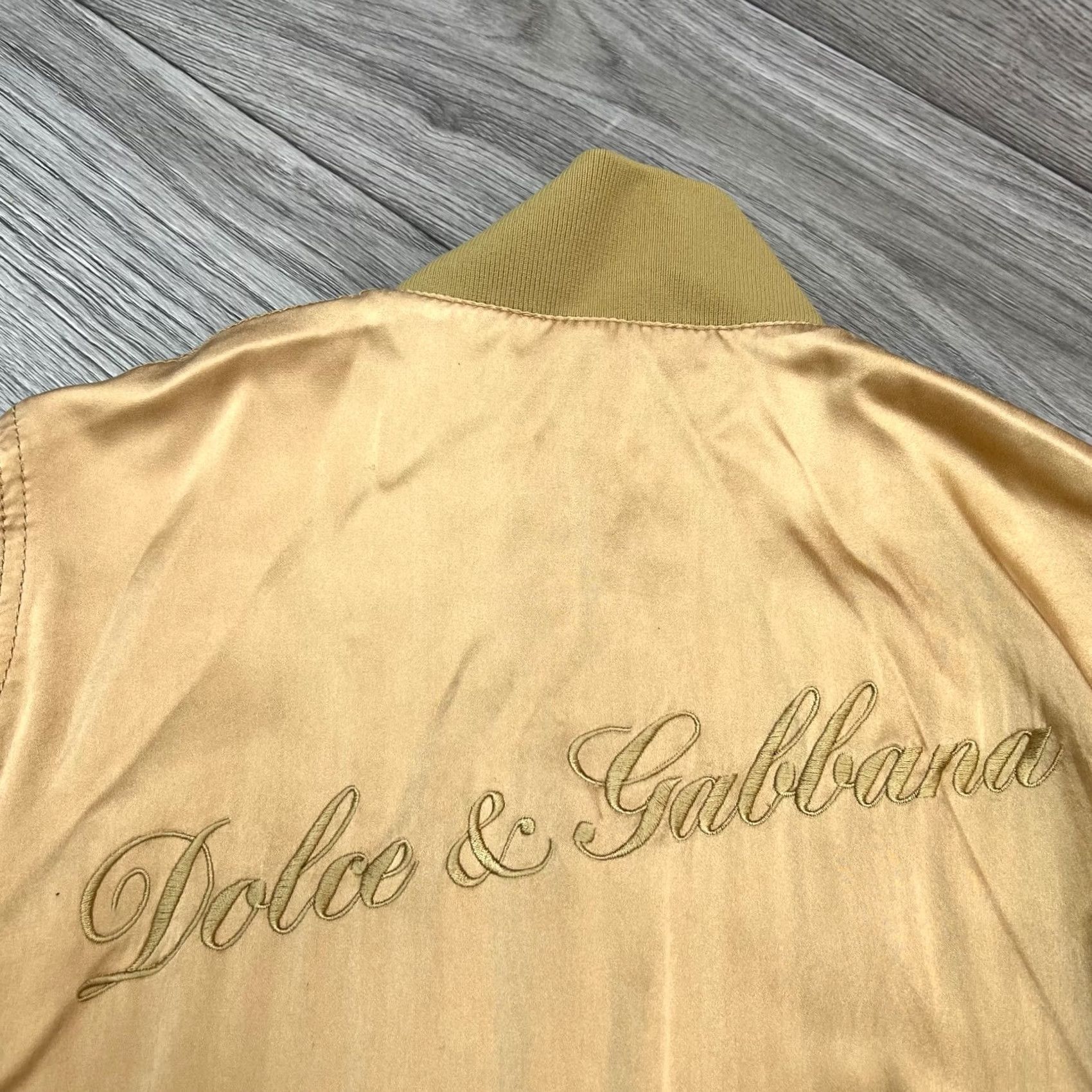 Dolce & Gabbana Dolce&Gabbana Lightweight Silk Bomber Jacket Logo Women Size S Size S / US 4 / IT 40 - 4 Thumbnail