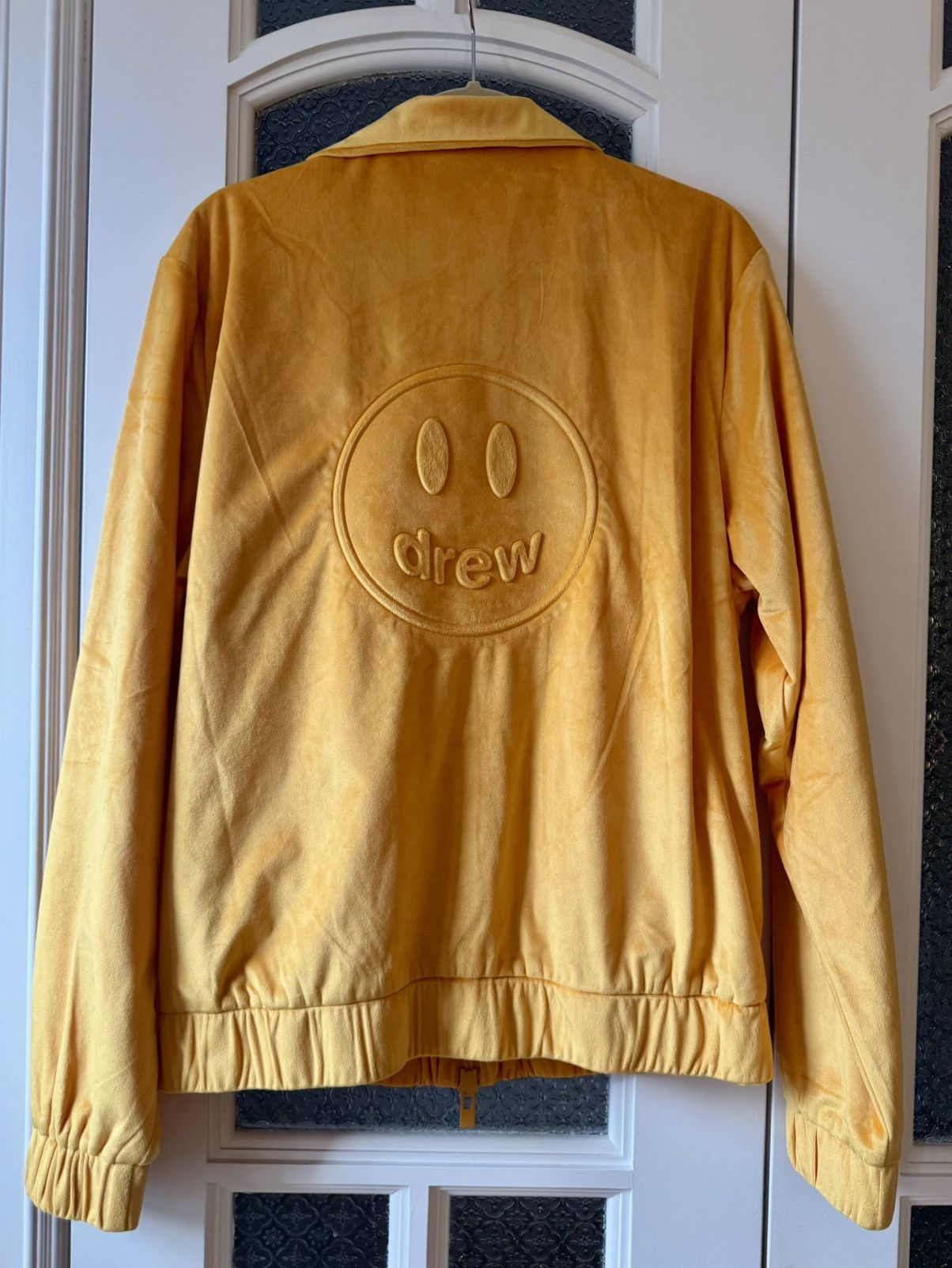 Drew House Drew House Gold Velour Bomber Jacket, Men’s Size Medium Size US M / EU 48-50 / 2 - 5 Thumbnail