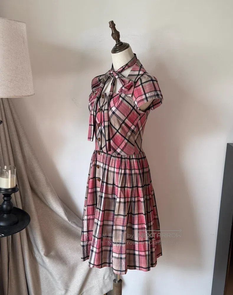 Vivienne Westwood Vivienne Westwood Pink Plaid Dress Size M / US 6-8 / IT 42-44 - 3 Thumbnail
