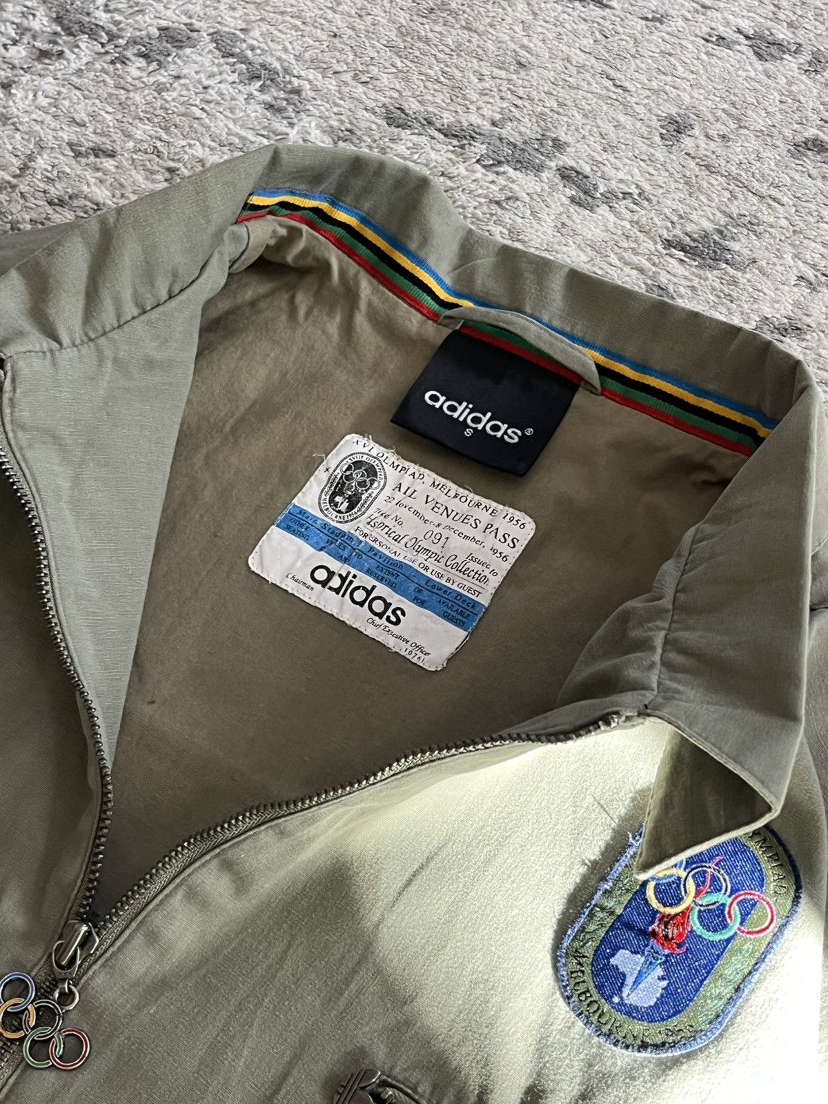 Adidas Vintage Adidas x 1956 Olypic games WW2 style jacket Size US S / EU 44-46 / 1 - 6 Thumbnail