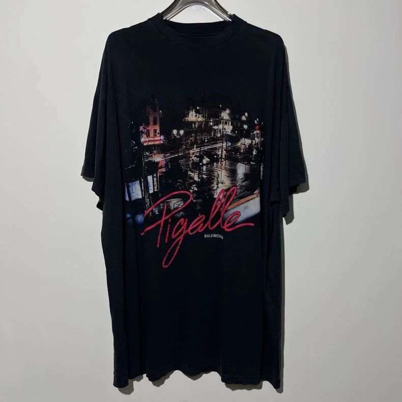 Balenciaga Balenciaga 24SS Black City Print Short-Sleeve T-Shirt Size US L / EU 52-54 / 3 - 1 Thumbnail