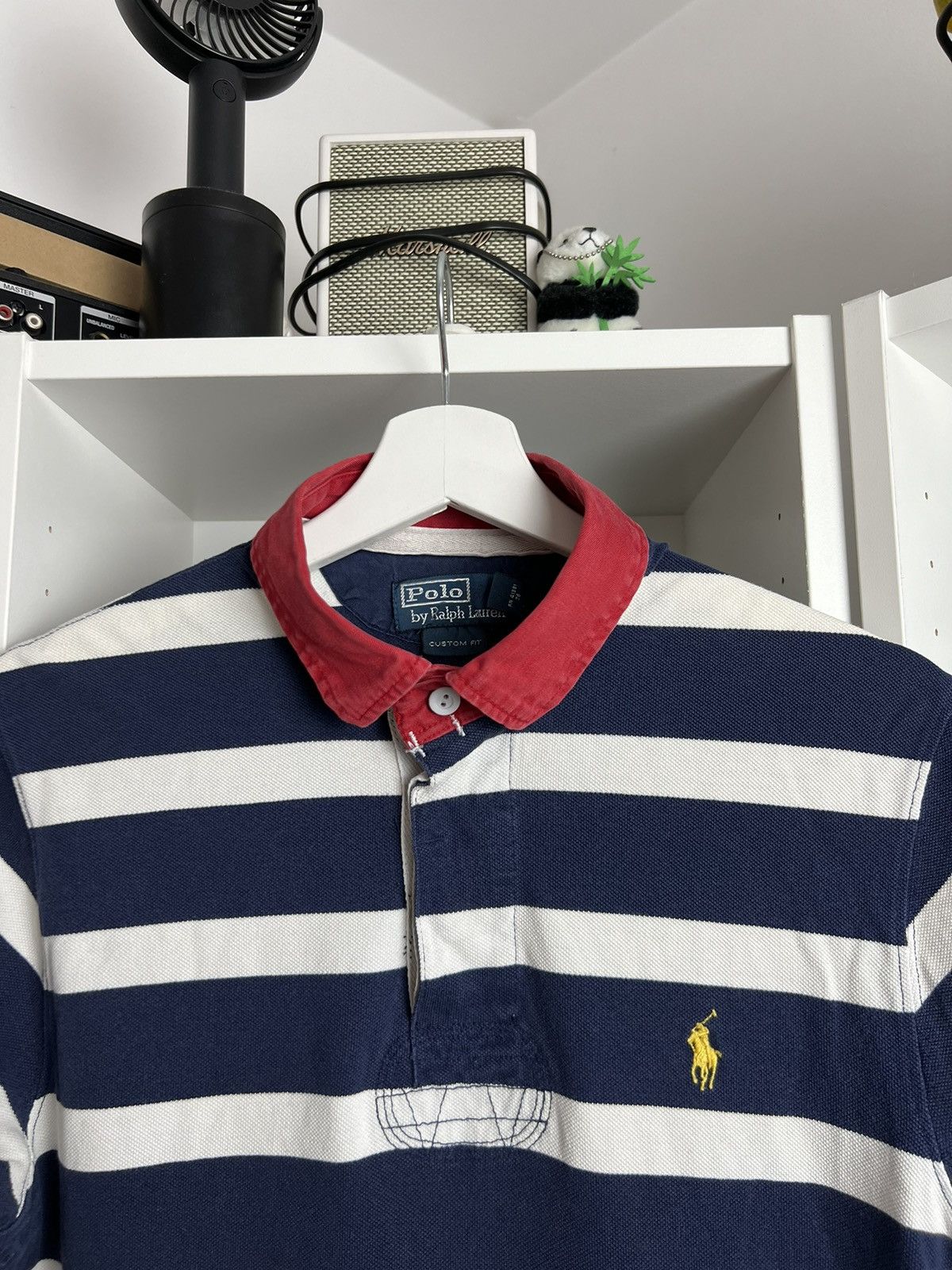 Designer × Polo Ralph Lauren × Ralph Lauren Vintage y2k Polo Ralph Lauren striped polo t-shirt M 90s 00s Size US M / EU 48-50 / 2 - 3 Thumbnail