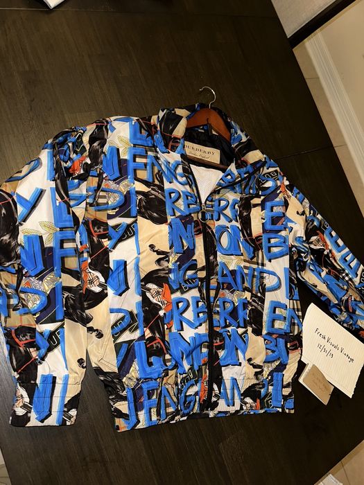 Burberry graffiti hot sale jacket