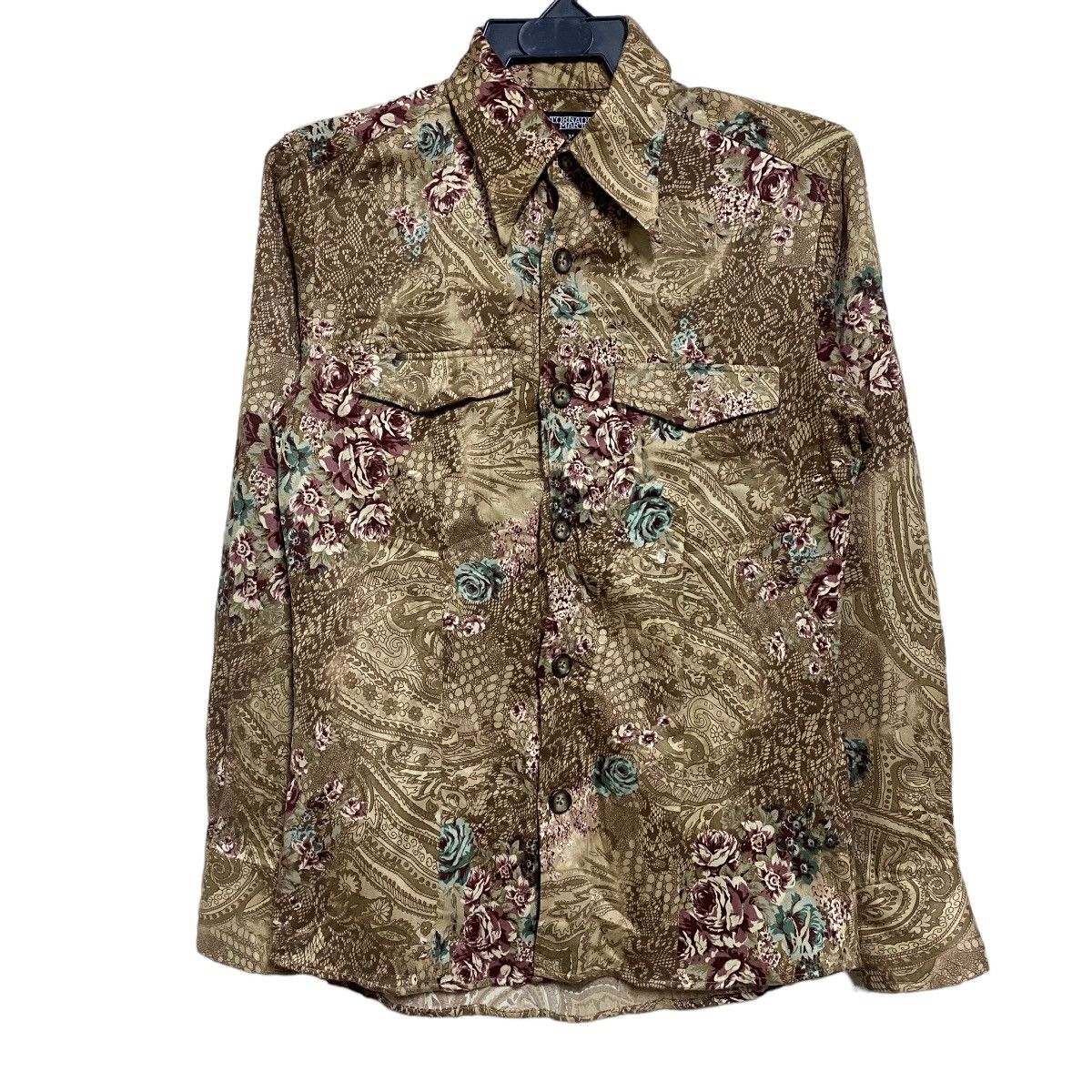 Tornado Mart Tornado Mart Japan Paisley Shirt Button Up Retro Collar Size US S / EU 44-46 / 1 - 3 Thumbnail