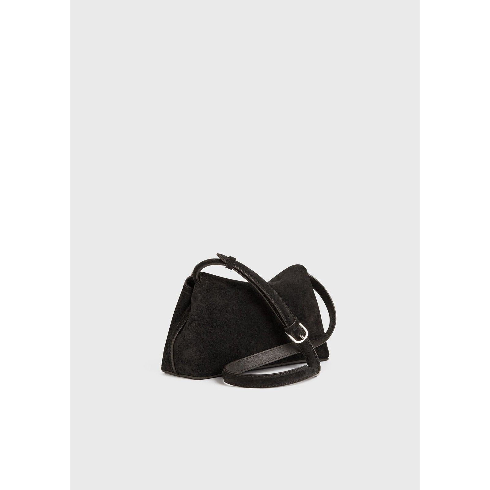 Toteme TOTEME T-Lock $990 Espresso Suede Clutch New And Authentic Size ONE SIZE - 2 Thumbnail