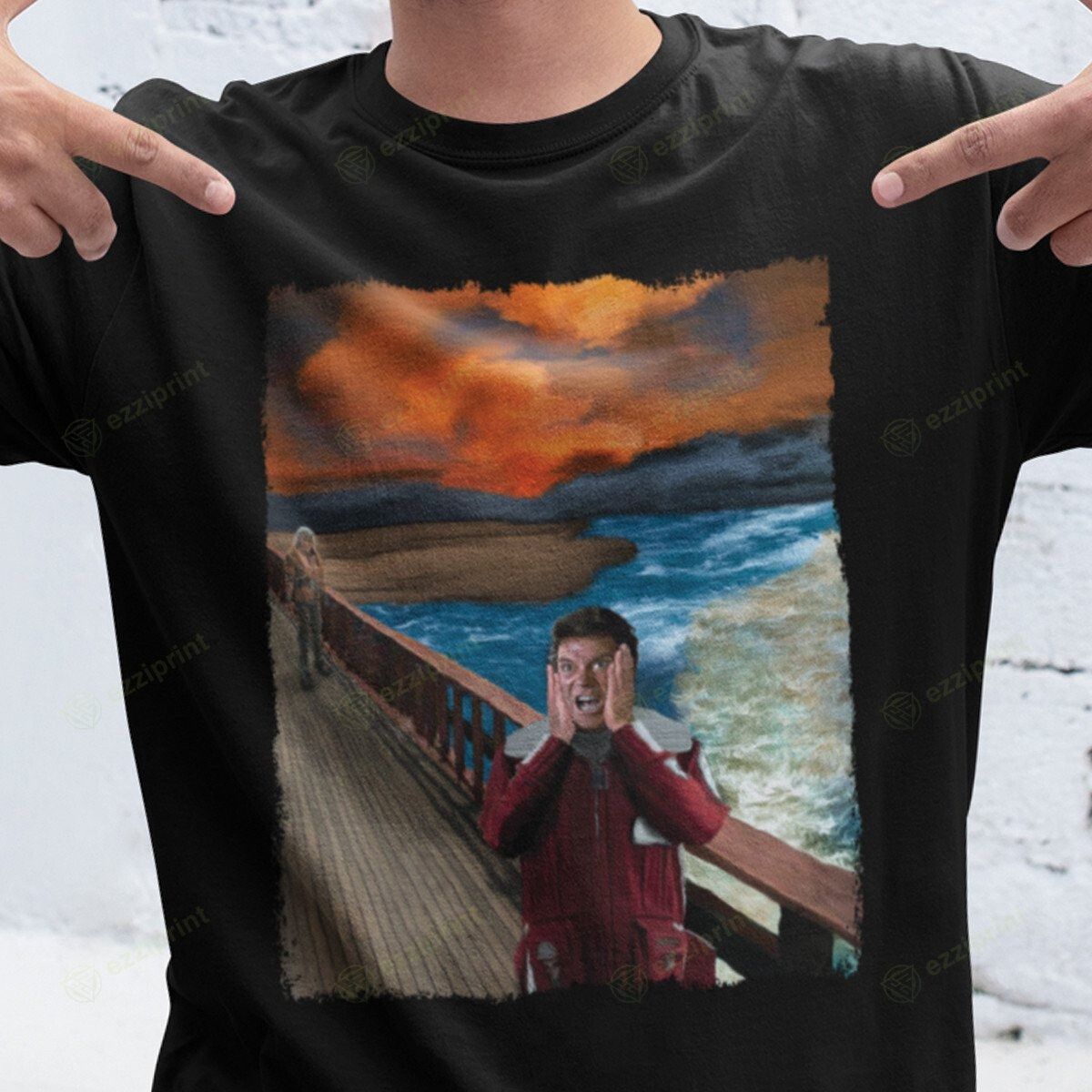 The Unbranded Brand KHAN SCREAM THE SCREAM STAR TREK MASHUP T-SHIRT Size L / US 10 / IT 46 - 2 Thumbnail