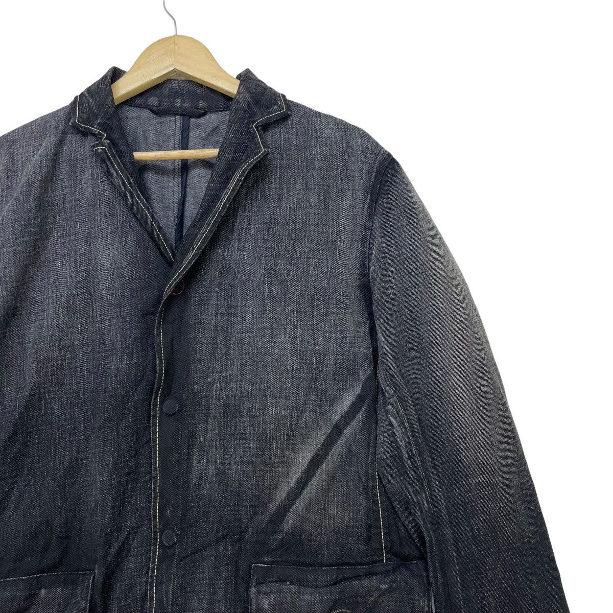 Levi's Levis Denim Worker Style Faded Jacket Size US M / EU 48-50 / 2 - 5 Thumbnail