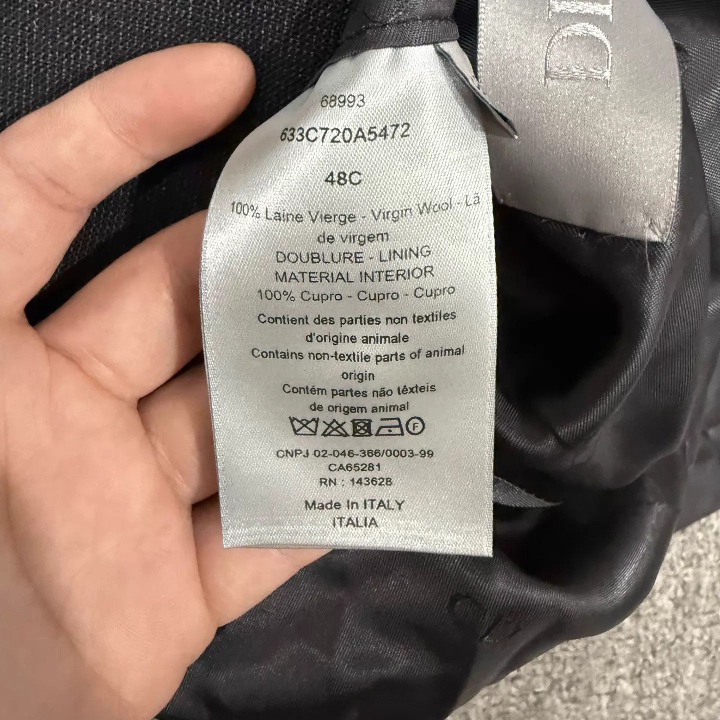 Dior Dior Black Suit 48 99 New Size 48R - 4 Thumbnail