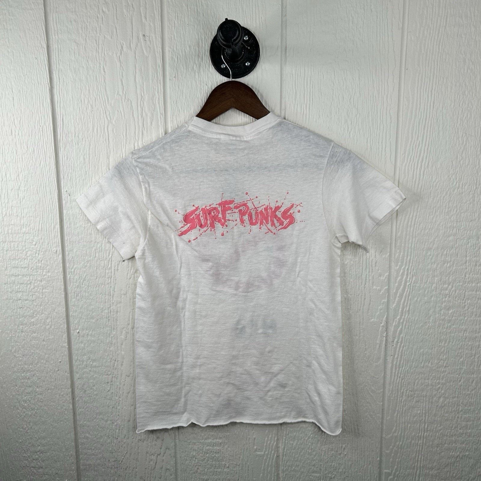Hanes Rare Surf Punks ‘No Fat Chicks’ Graphic Baby Tee Size Small Size US S / EU 44-46 / 1 - 2 Thumbnail