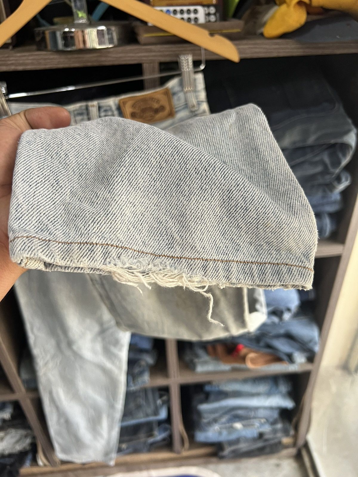 Levi's 🔥Vintage Levis Distressed Denim Size US 26 / EU 42 - 14 Thumbnail