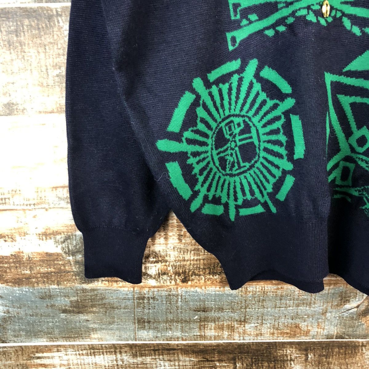 Homespun Knitwear DL Florida Keys japan vintage Dark Blue Knitwear #C165 Size US S / EU 44-46 / 1 - 6 Thumbnail