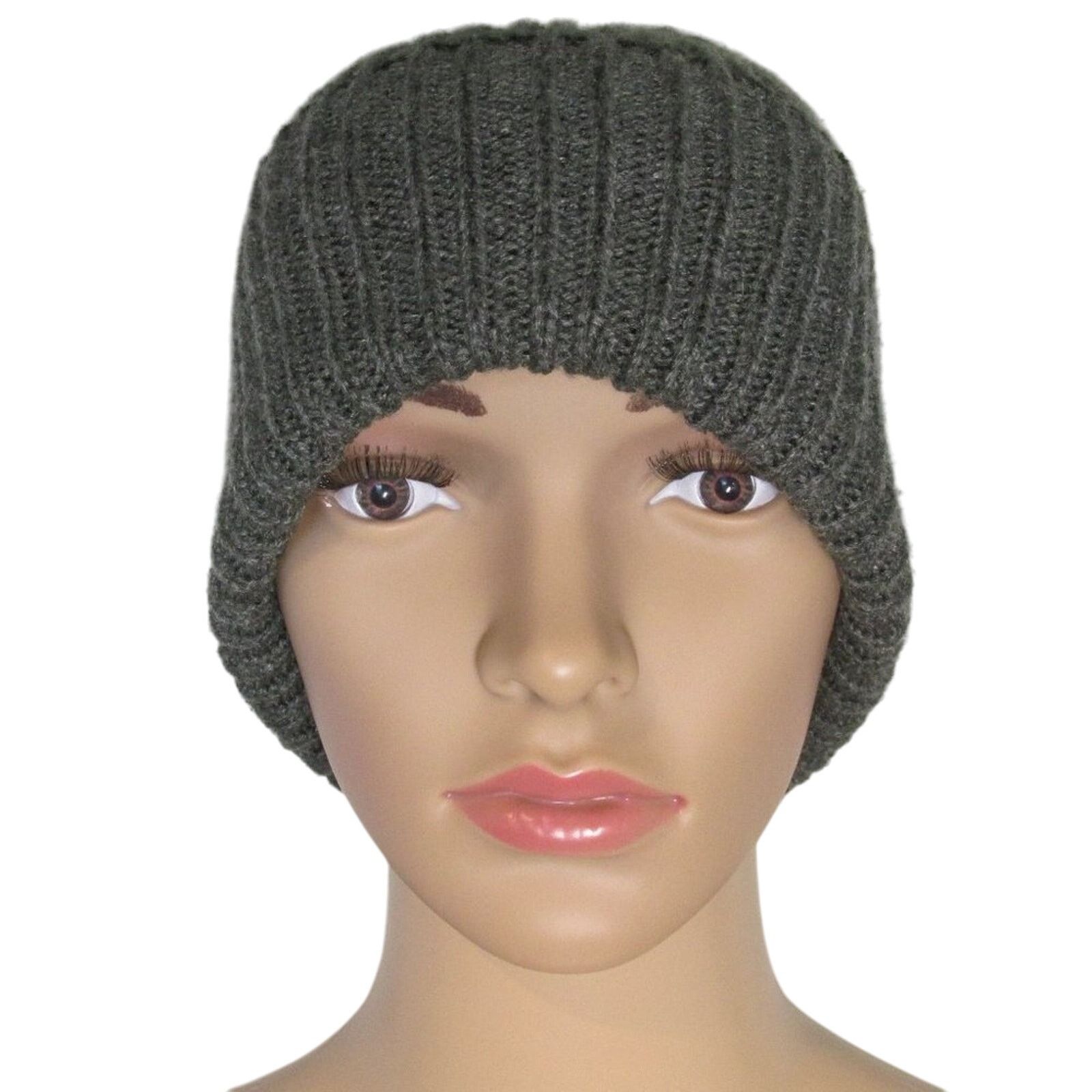 Other Isotoner Acrylic Stretchy Outdoor Grey/Black Cap Beanie Hat Size ONE SIZE - 1 Thumbnail