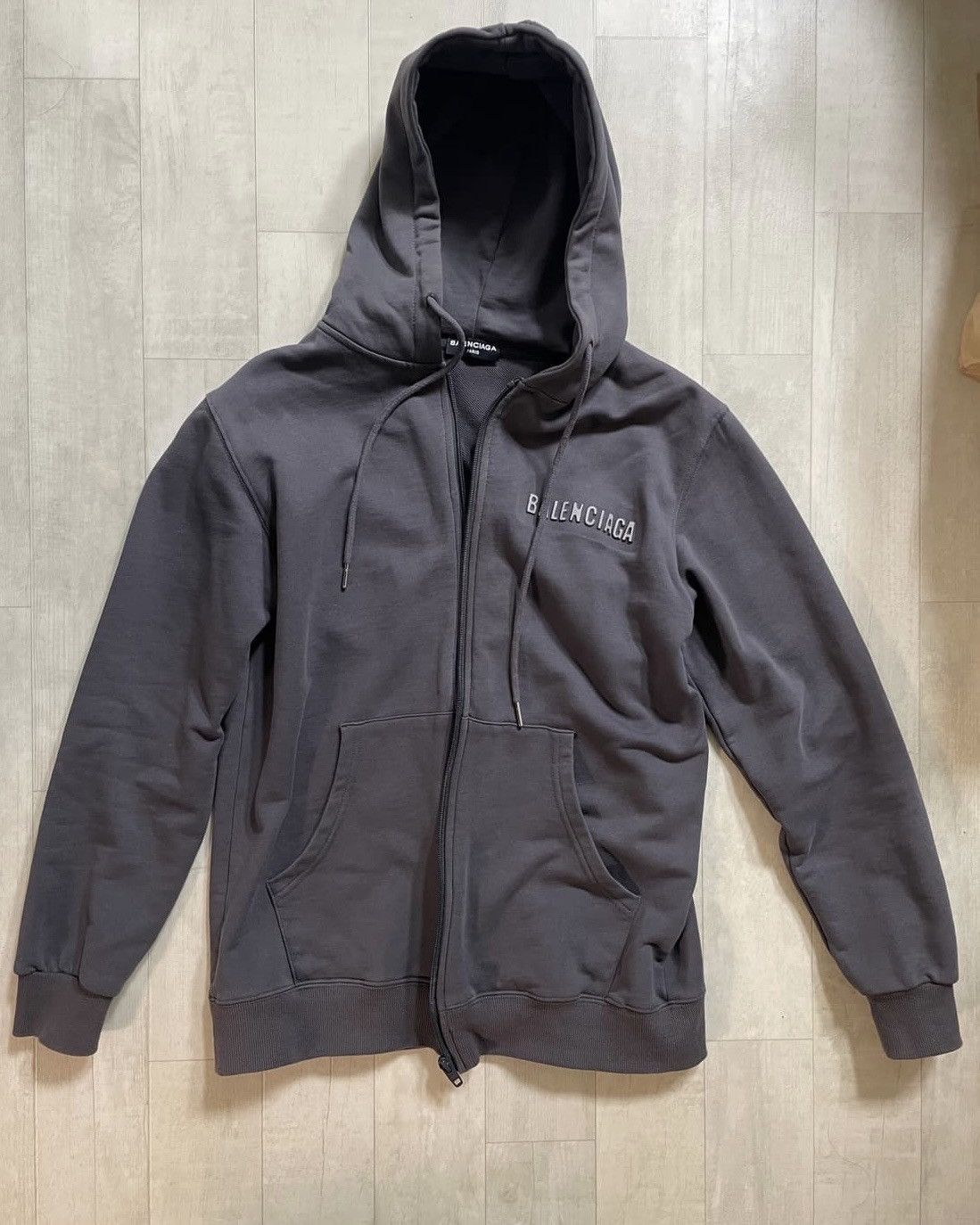 Balenciaga Balenciaga Reflective Zip Hoodie Size US M / EU 48-50 / 2 - 3 Thumbnail