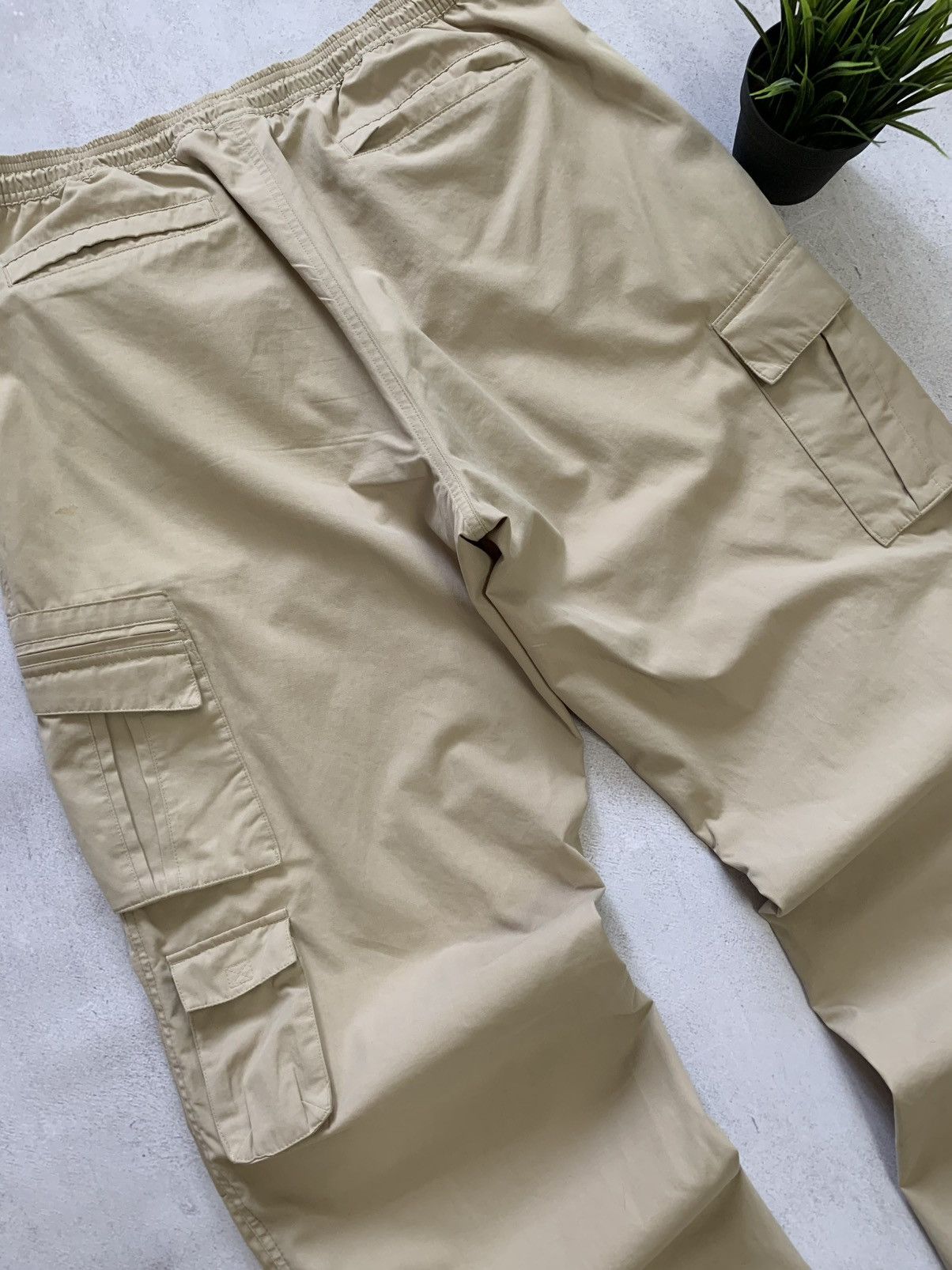 Nike × Vintage Vintage Nike Pants Track Cargo Nylon Baggy Double Knee 90s Size US 36 / EU 52 - 6 Thumbnail