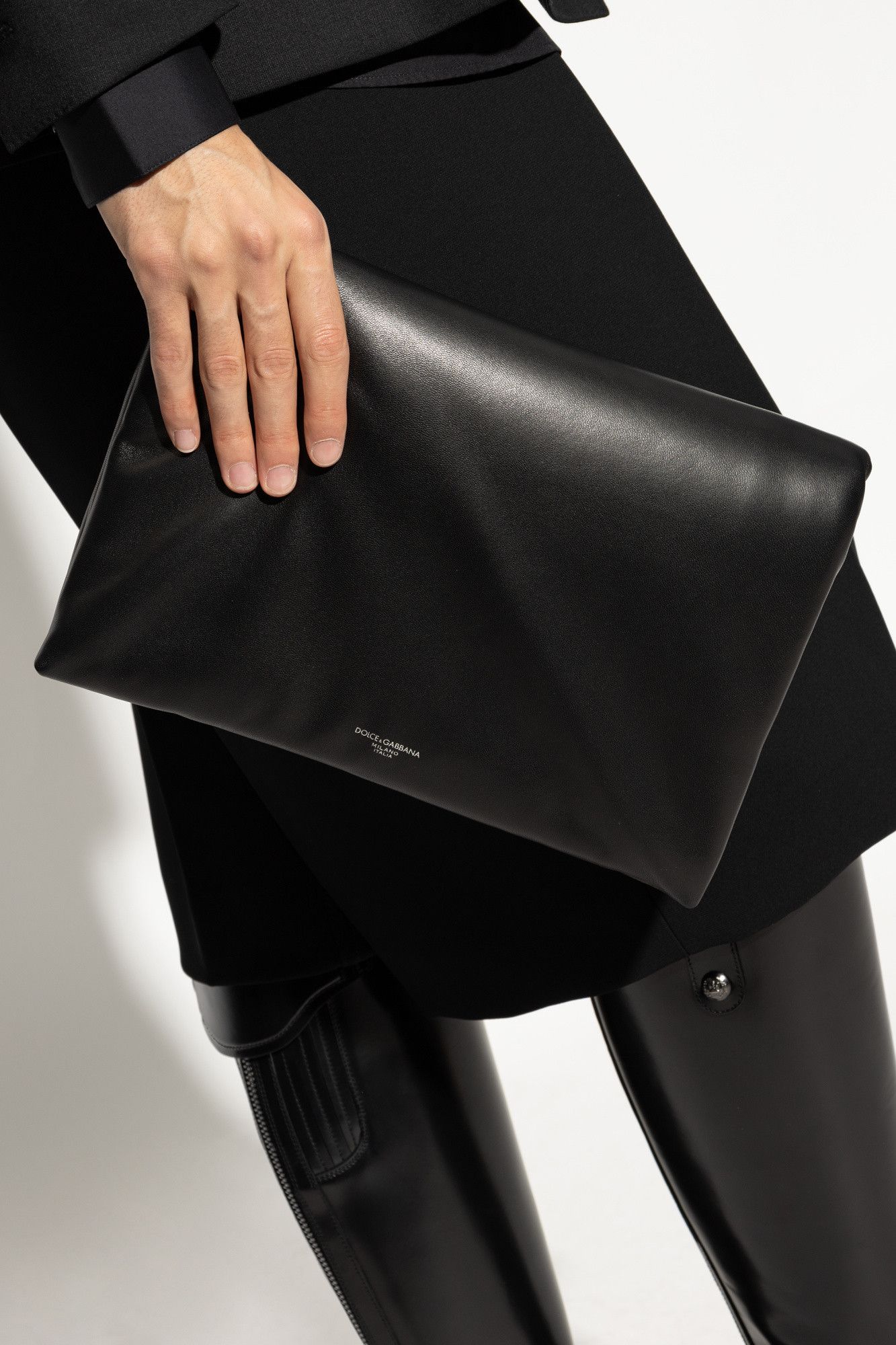 Dolce & Gabbana o1s22i1n0225 Size: OS / Nappa Leather Shoulder Bag in Black Size ONE SIZE - 2 Thumbnail