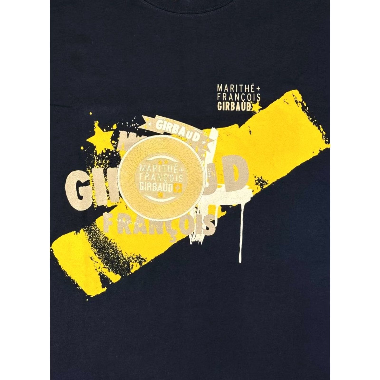 Vintage VINTAGE Marithe Francois Girbaud T-Shirt Logo Cotton Crew Neck Short Sleeve XXL Navy Paint Splash Hip Hop Skate Men US 2XL Size US XXL / EU 58 / 5 - 4 Thumbnail