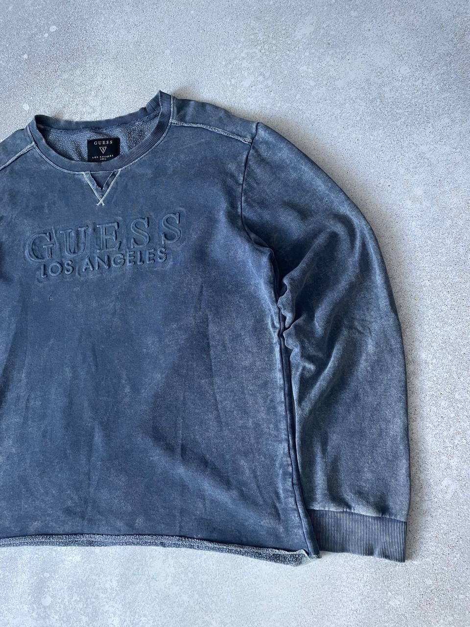 Guess × Vintage Vintage Guess Los Angeles Sweatshirt Big Central Logo Y2K Size US L / EU 52-54 / 3 - 1 Thumbnail
