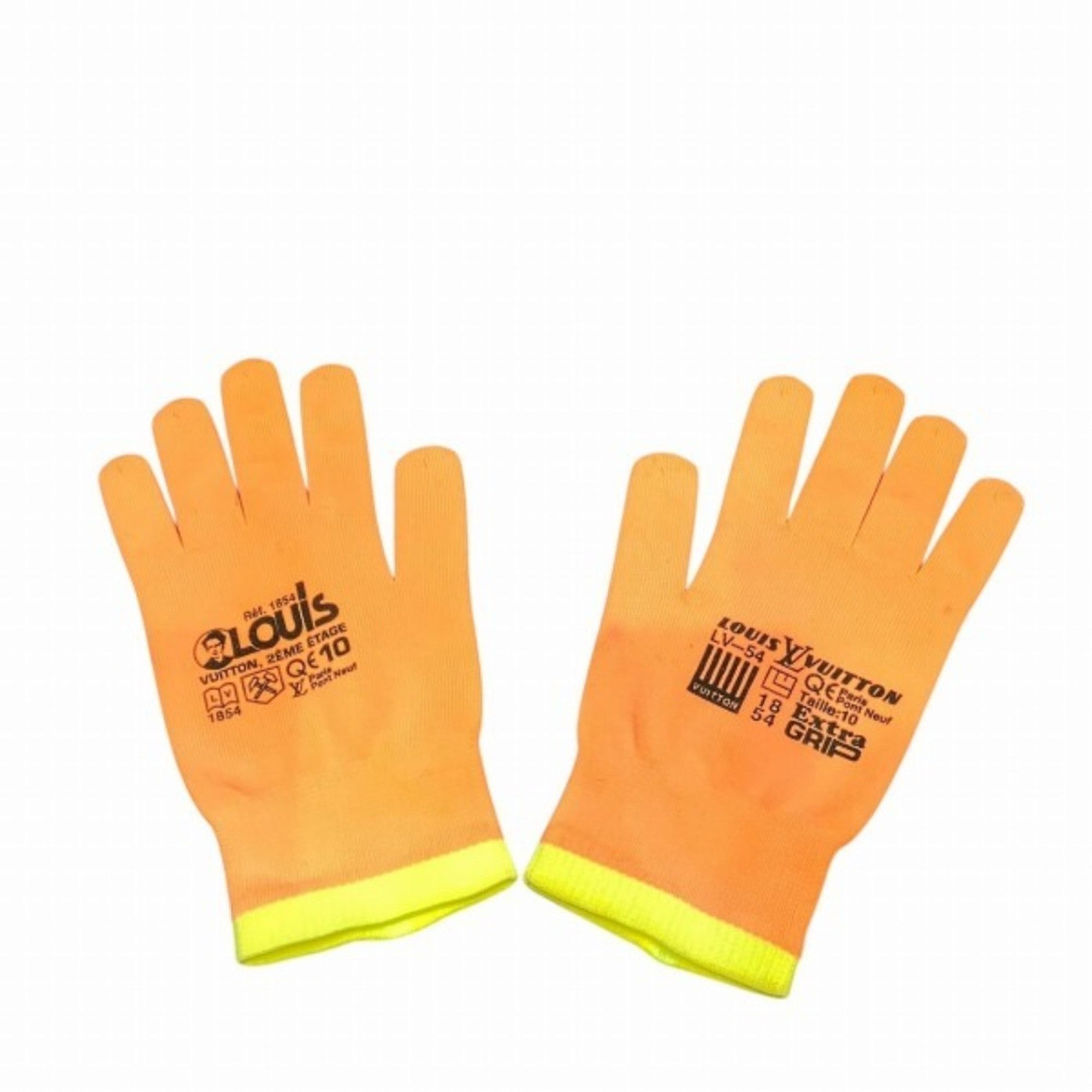 Louis Vuitton Louis Vuitton GonRGB Gloves MP2371 Orange Accessories Men's Size ONE SIZE - 1 Thumbnail