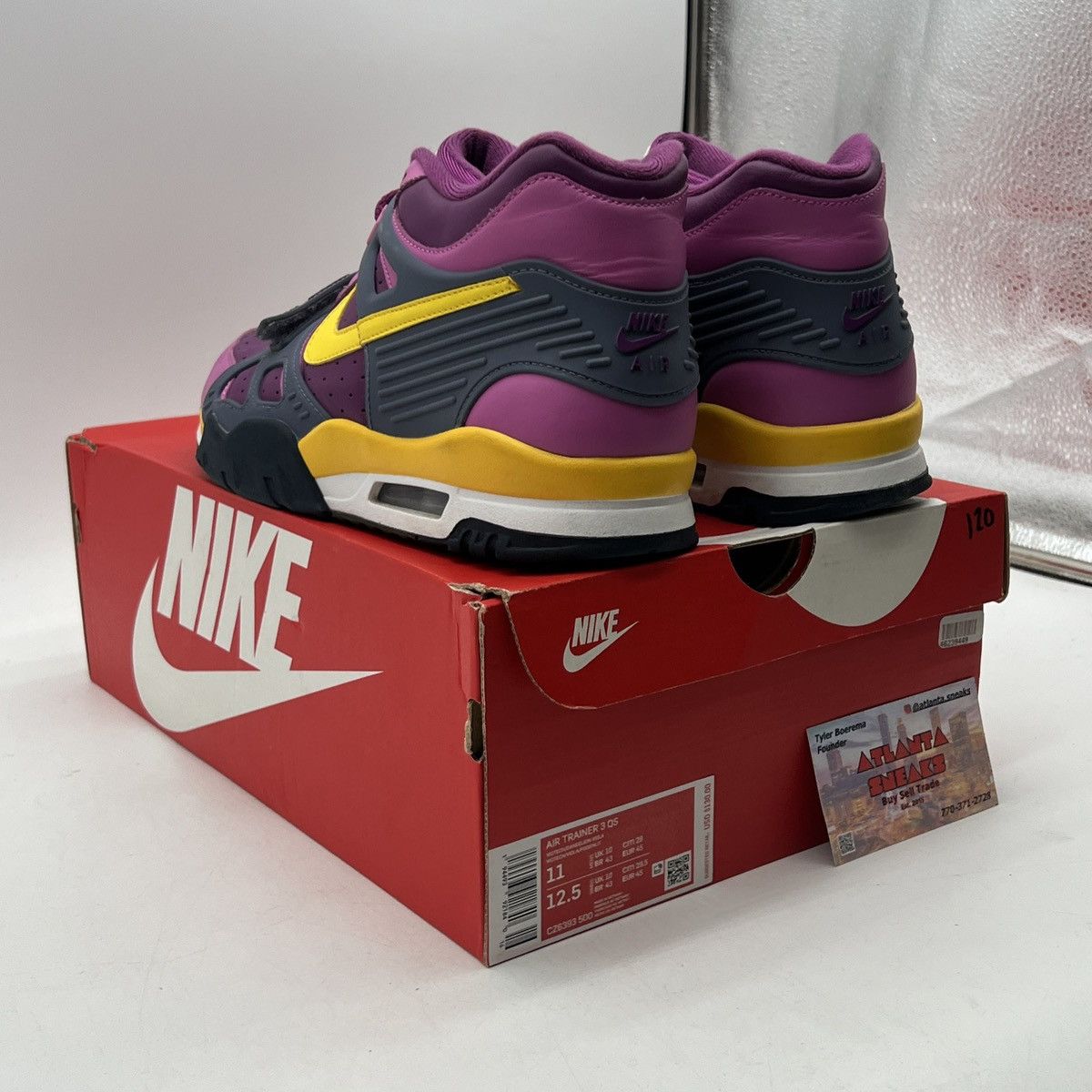 Nike Air trainer 3 viotech Size US 11 / EU 44 - 4 Thumbnail