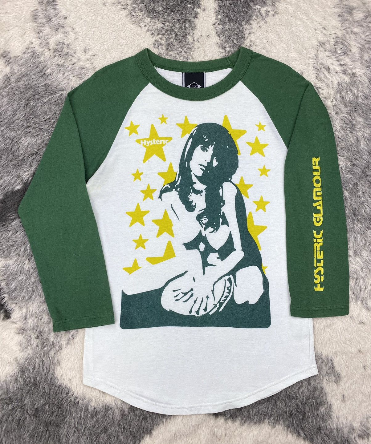 いラインアップ 90s hysteric glamour girl raglan shirt トップス