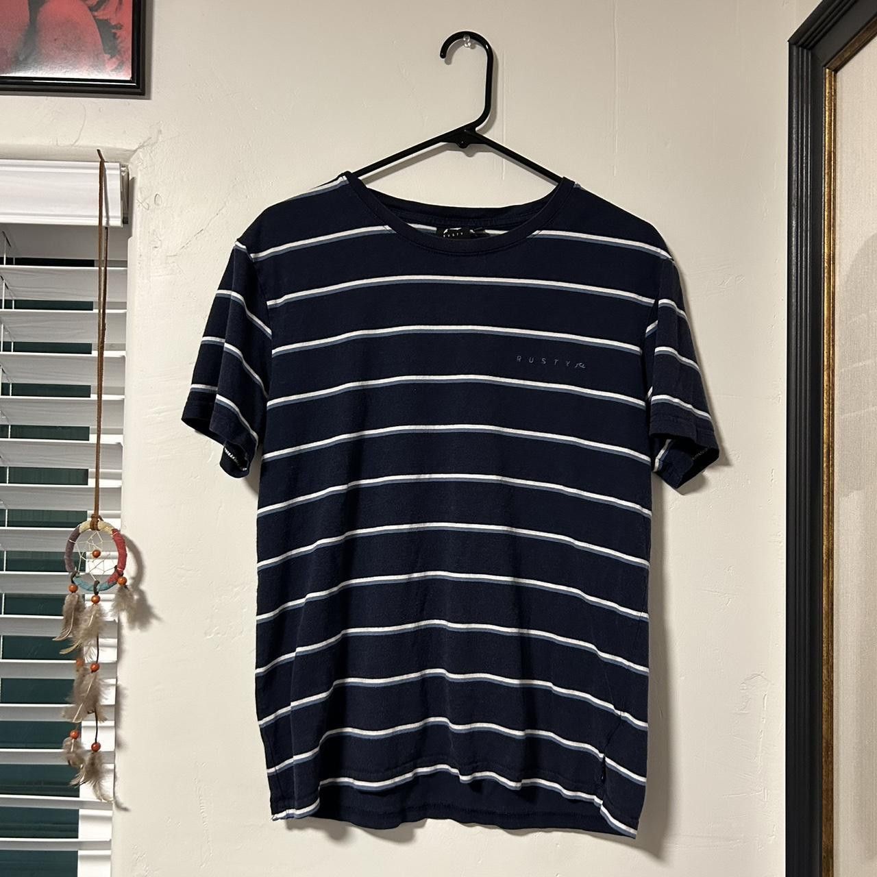 Rusty Rusty Blue Striped Tee - M Size US M / EU 48-50 / 2 - 1 Thumbnail
