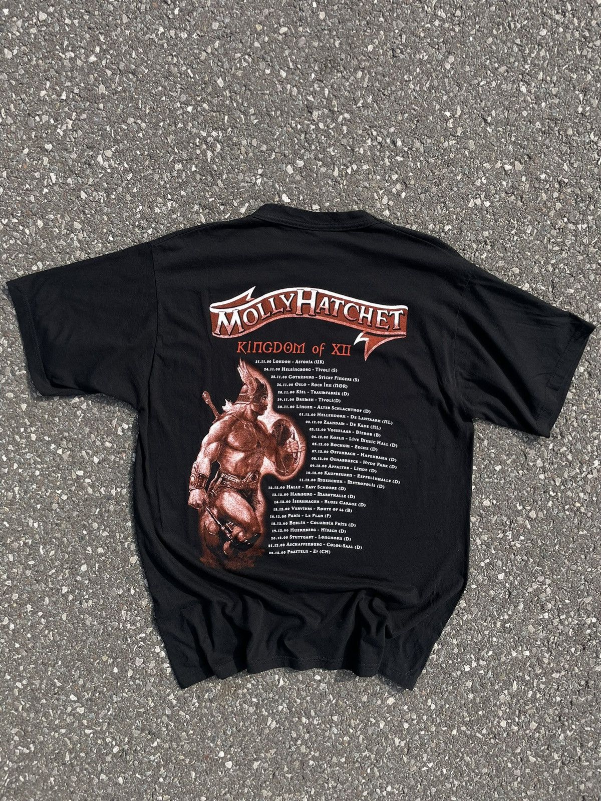 Band Tees × Vintage 2000 Vintage Molly Hatchet Metal Rock Band Tour Tee Size US XL / EU 56 / 4 - 2 Thumbnail