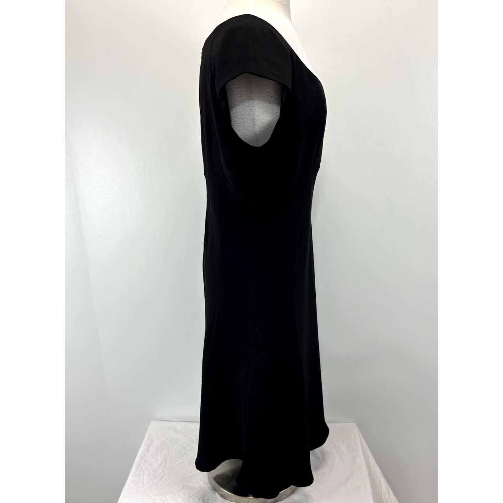 Coldwater Creek VINTAGE? No — Coldwater Creek Sheath Dress Womens 14 Black Cocktail Lined Knee Length Party/Cocktail Business Classic Capsule 14 Womens Black Lace? Size XL / US 12-14 / IT 48-50 - 4 Thumbnail