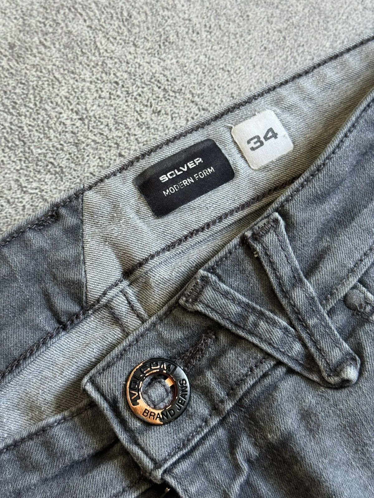 Volcom Volcom 32/30 Solver modern form denim pants trousers jeans 👖 Size US 34 / EU 50 - 10 Thumbnail