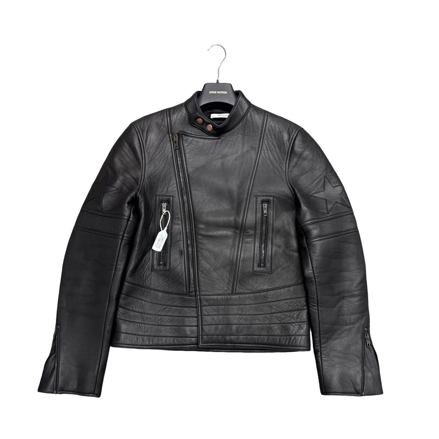 Givenchy Givenchy Star Detail Leather Moto Jacket Size M Size US M / EU 48-50 / 2 - 1 Thumbnail