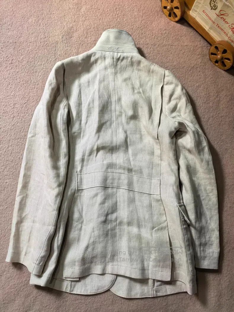 Loro Piana Loro Piana Ladies Linen Antique Car Jacket Size M / US 6-8 / IT 42-44 - 3 Thumbnail