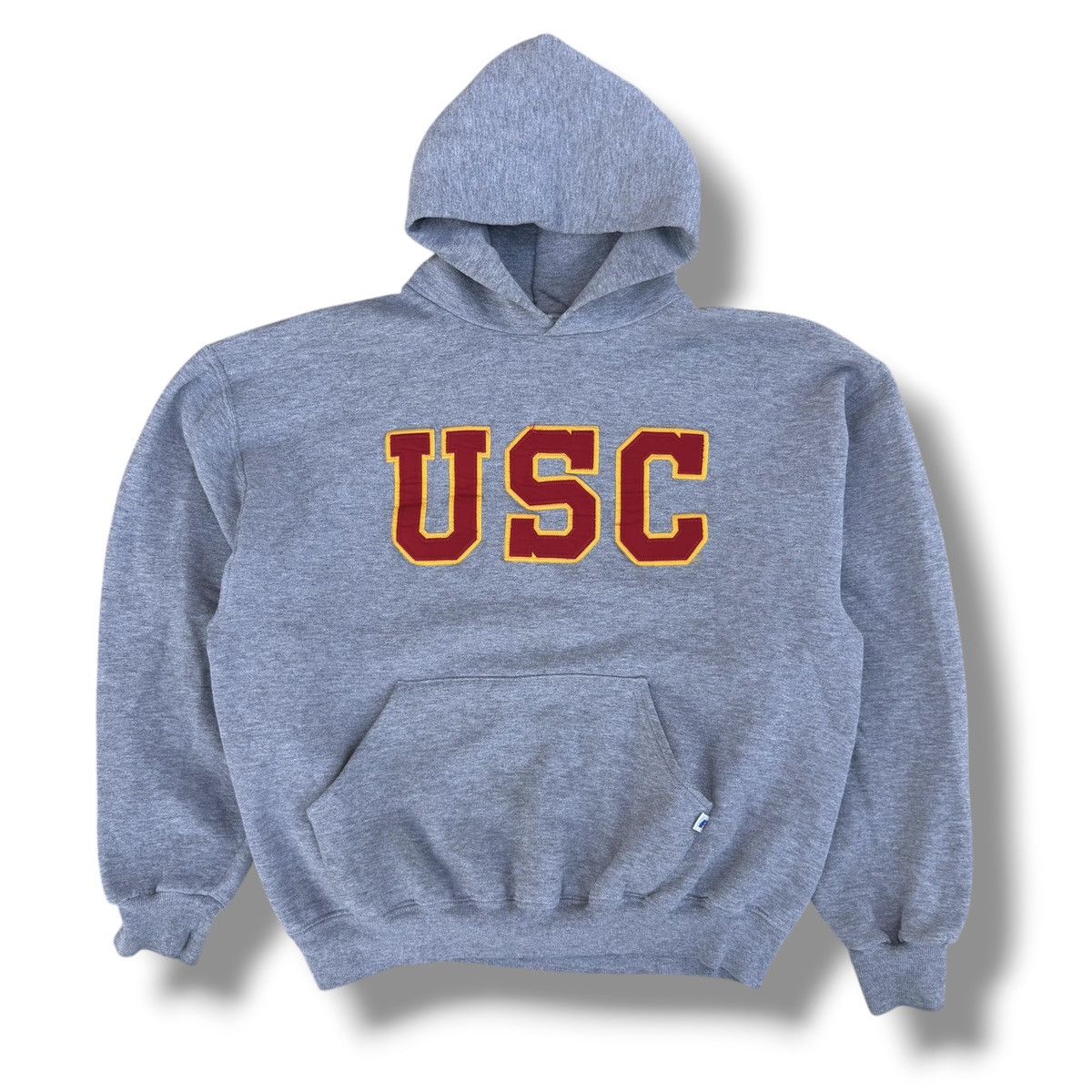 Russell Athletic Vintage Y2K Russell Athletic USC Trojans Gray Hoodie Large Size US L / EU 52-54 / 3 - 1 Thumbnail