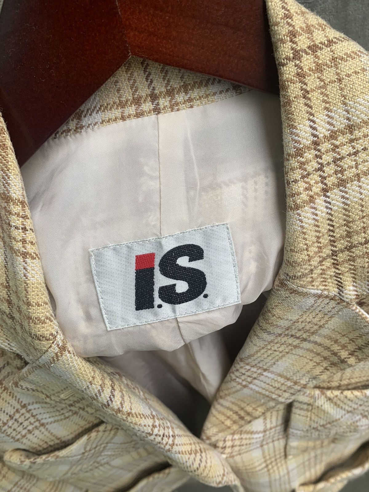 Issey Miyake Hemp Checkered Four Pocket Blazer Size M / US 6-8 / IT 42-44 - 7 Thumbnail