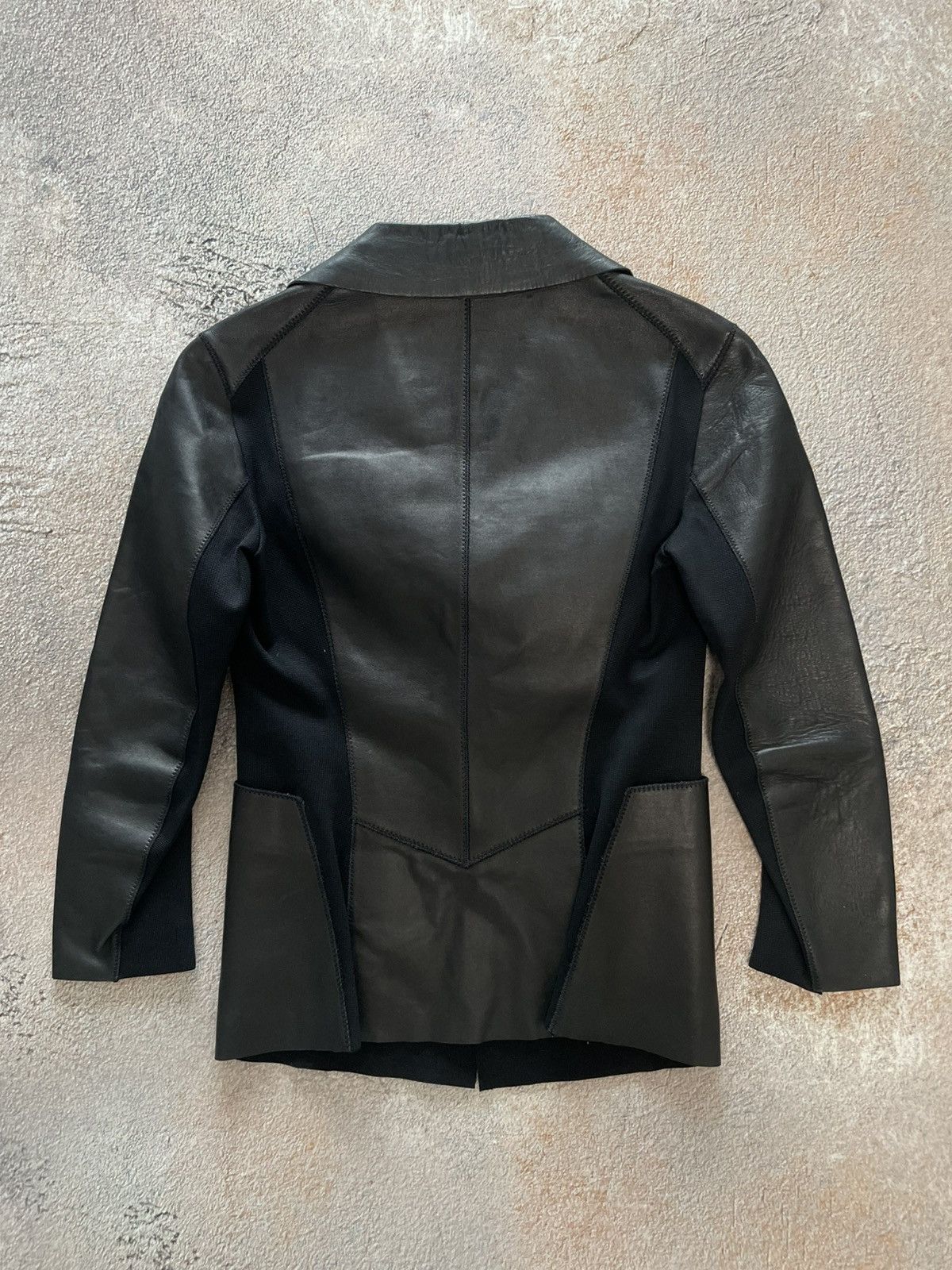 Dsquared2 Dsquared2 Black Leather Blazer Jacket Size S / US 4 / IT 40 - 9 Thumbnail