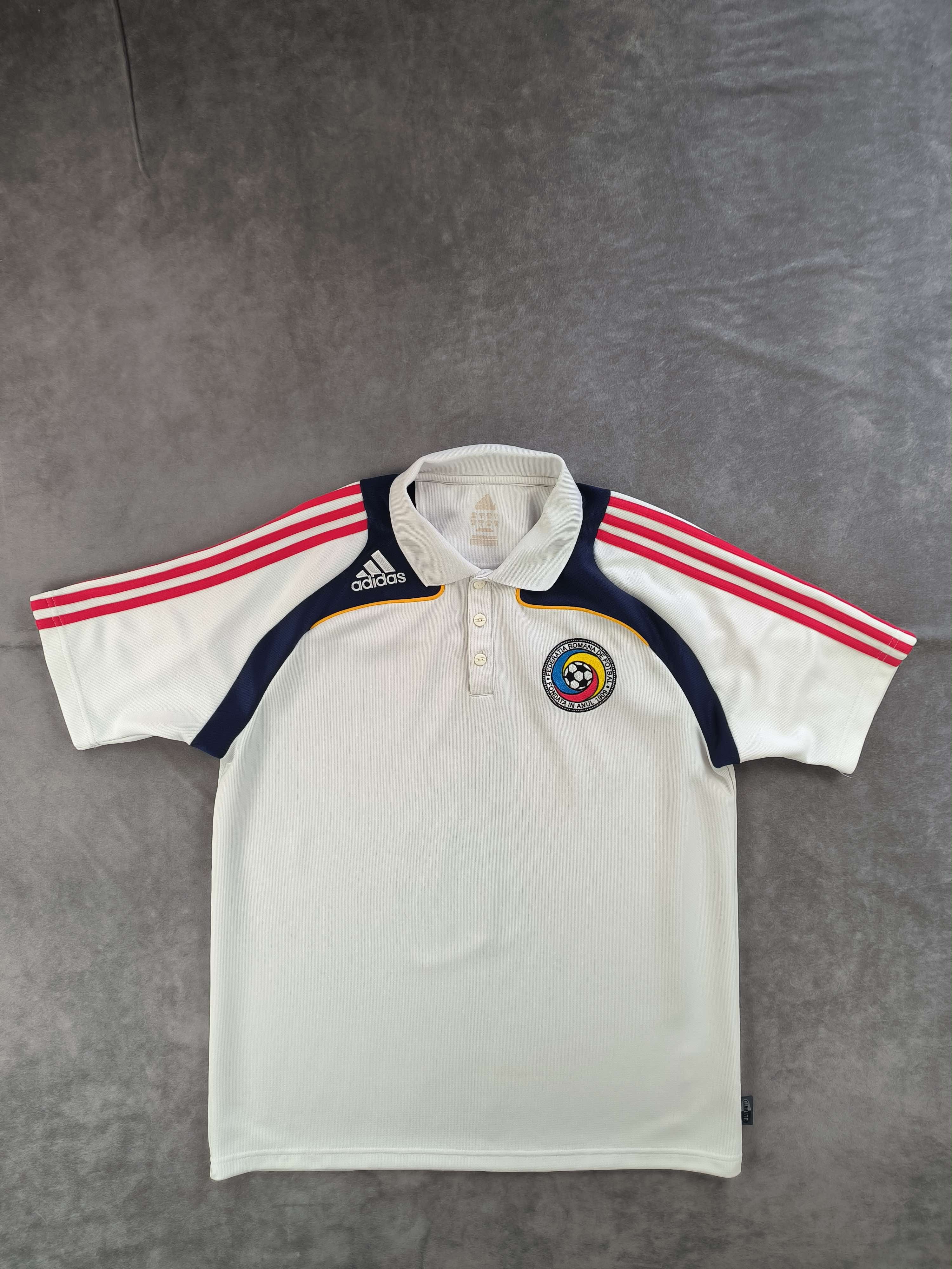 Adidas Romania 2007-08 Adidas football traveller tee shirt size L Size US L / EU 52-54 / 3 - 1 Thumbnail