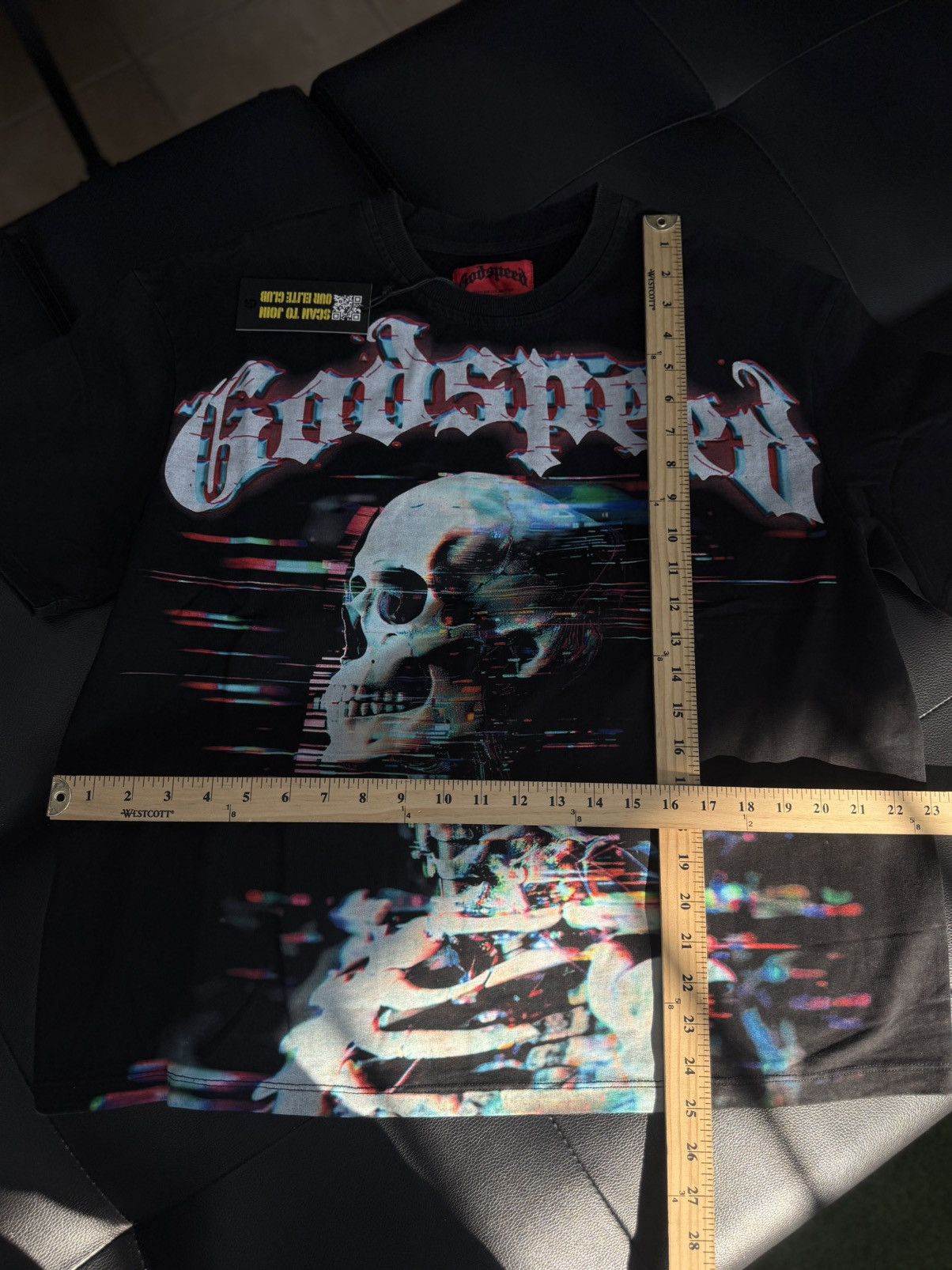 Godspeed Godspeed Black Matrix Glitch Tee Shirt Size L (NEW) Size US L / EU 52-54 / 3 - 5 Thumbnail