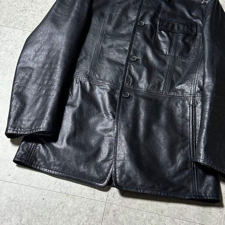 Raf Simons 09AW Jil Sander Leather Jacket Size US M / EU 48-50 / 2 - 4 Thumbnail