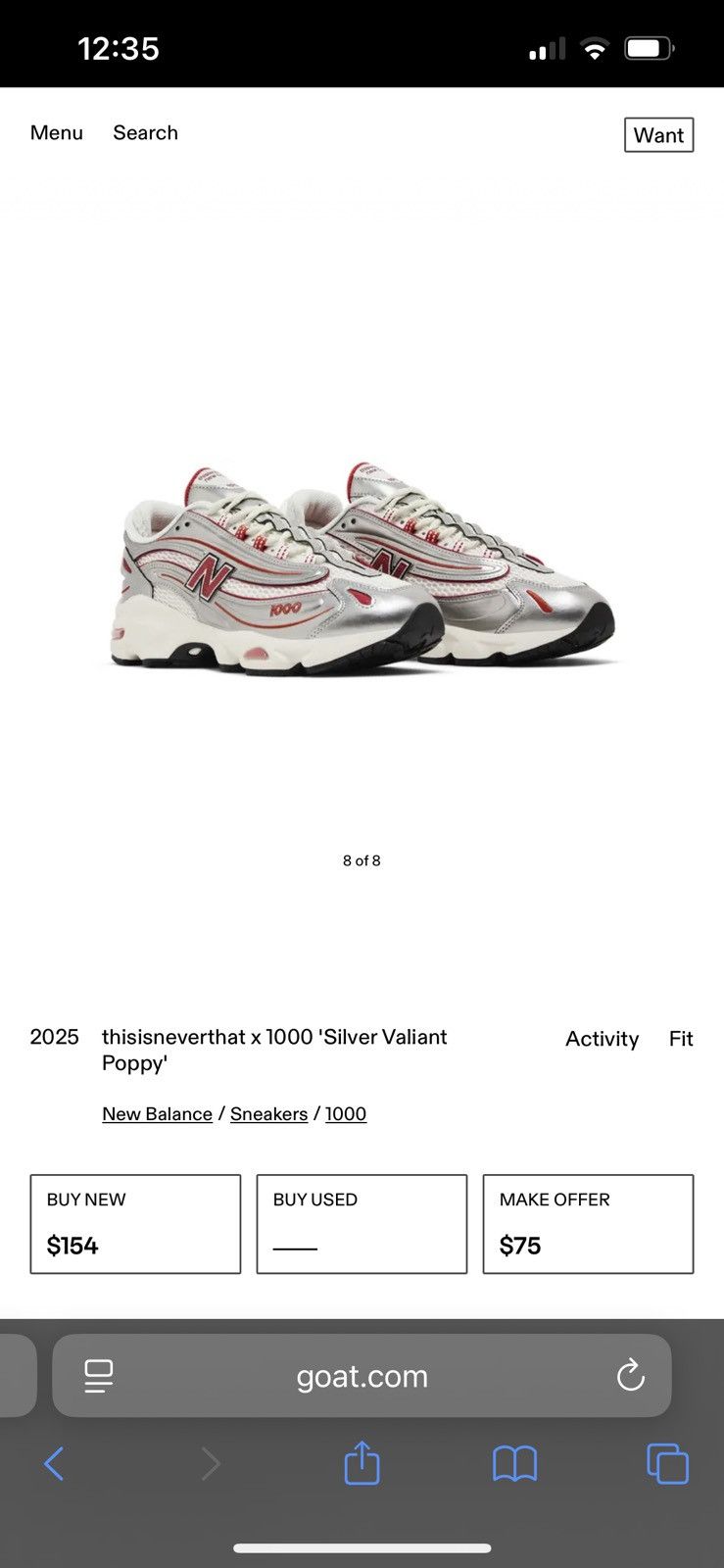 New Balance new balance 1000s Size US 7 / EU 40 - 4 Thumbnail