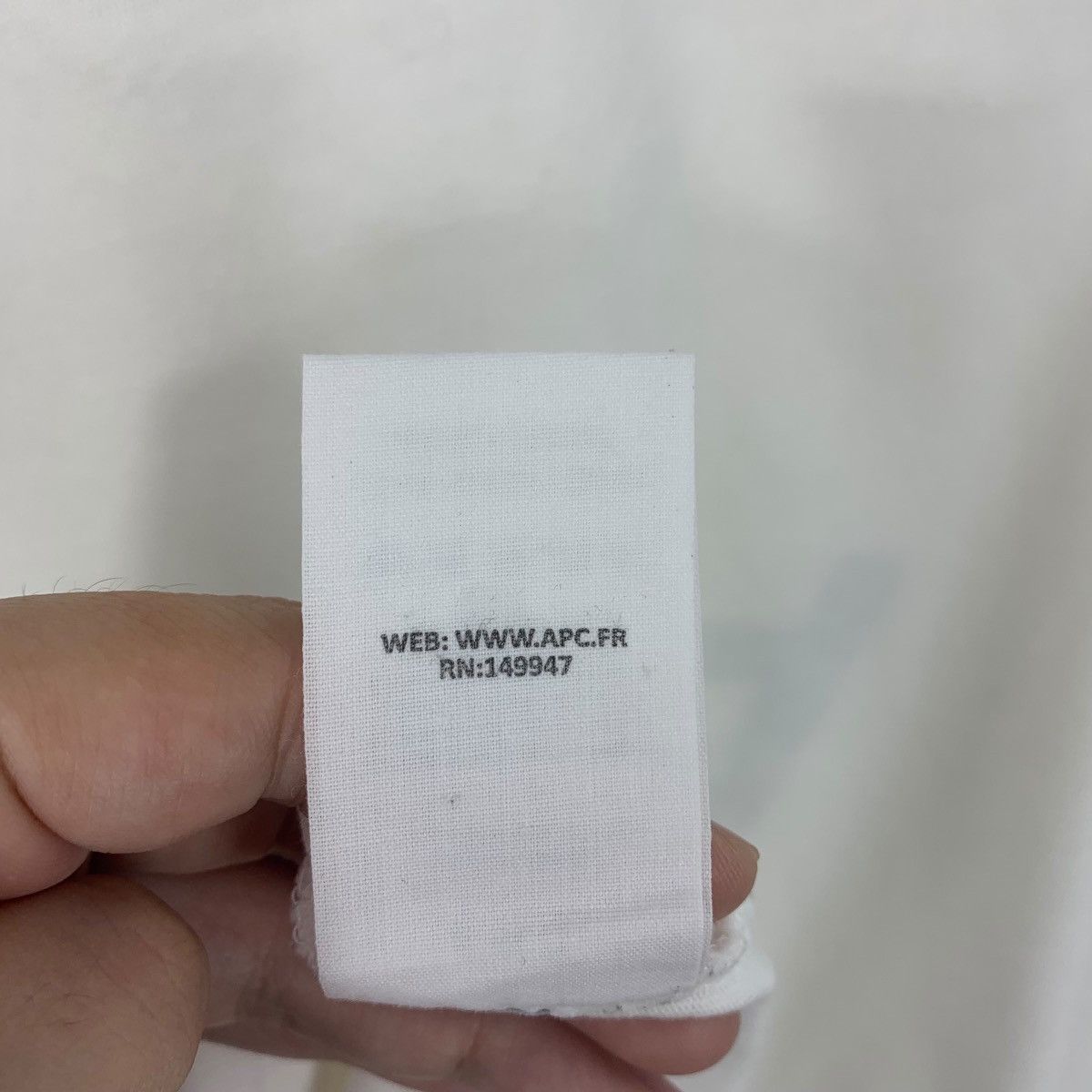 A.P.C. × Japanese Brand APC Rue madame paris small spellout embroidery pocket tee Size US M / EU 48-50 / 2 - 10 Thumbnail
